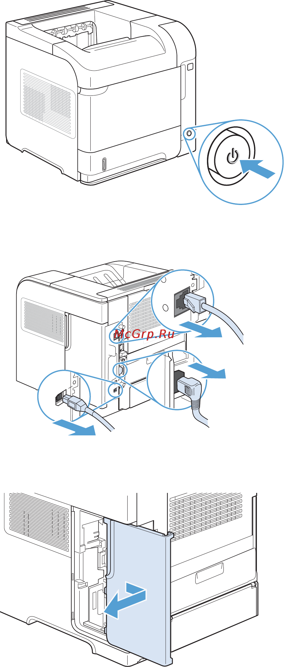HP LaserJet Enterprise 600 M603n Инструкция по эксплуатации онлайн [176/270] 155038