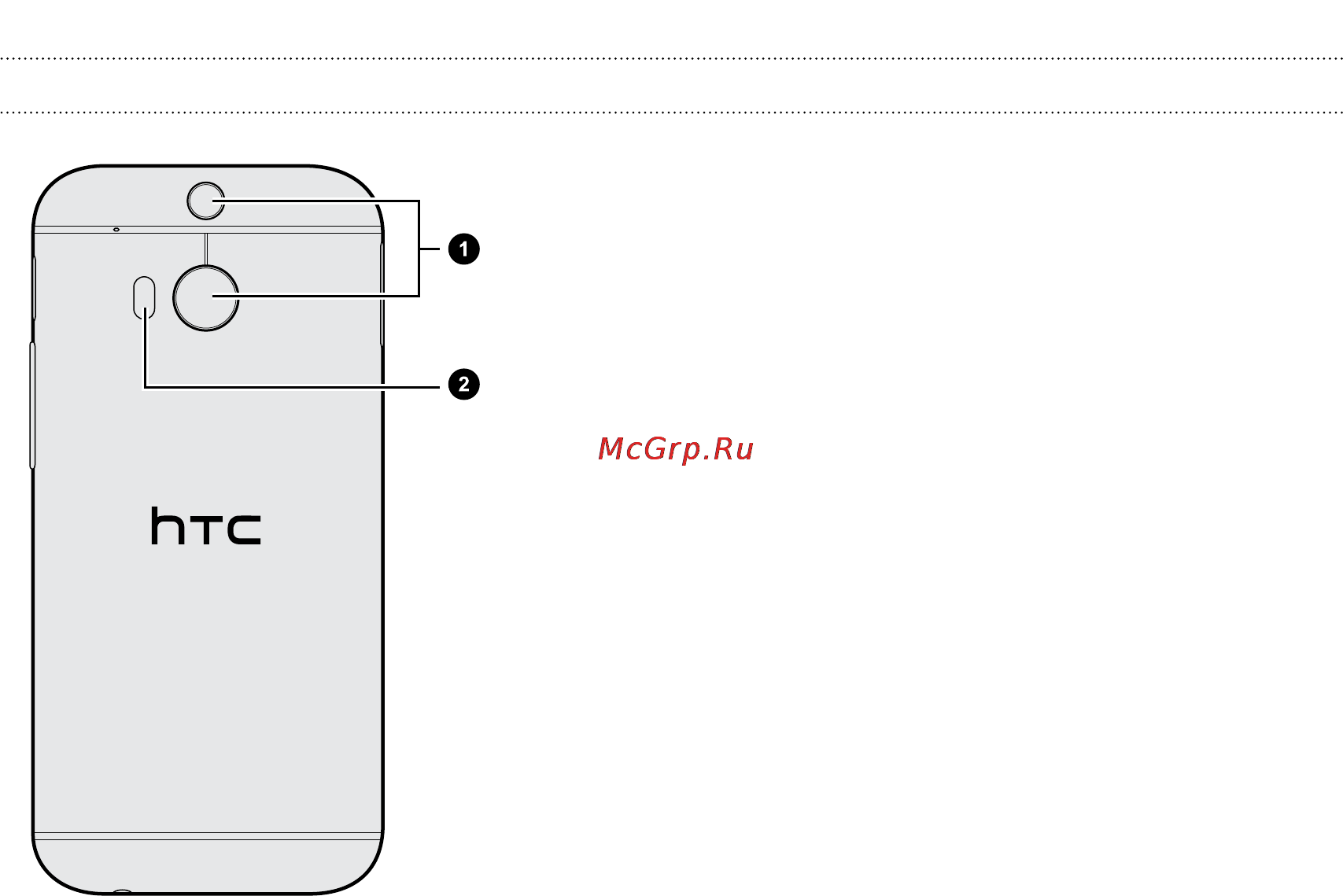 HTC one m8 dual sim [10/223] Задняя панель