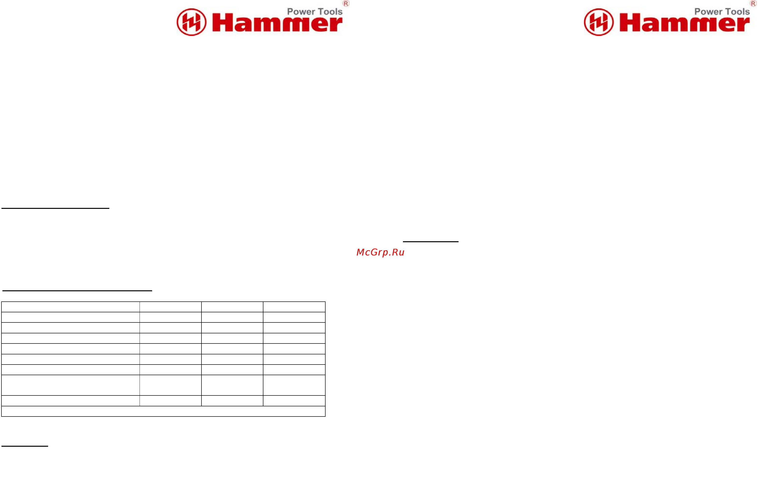 Hammer tsl170a+ [2/6] Все работы по ремонту инструмента должны выполняться квалифицированным специалистом авторизованного сервисного центра с применением оригинальных запчастей