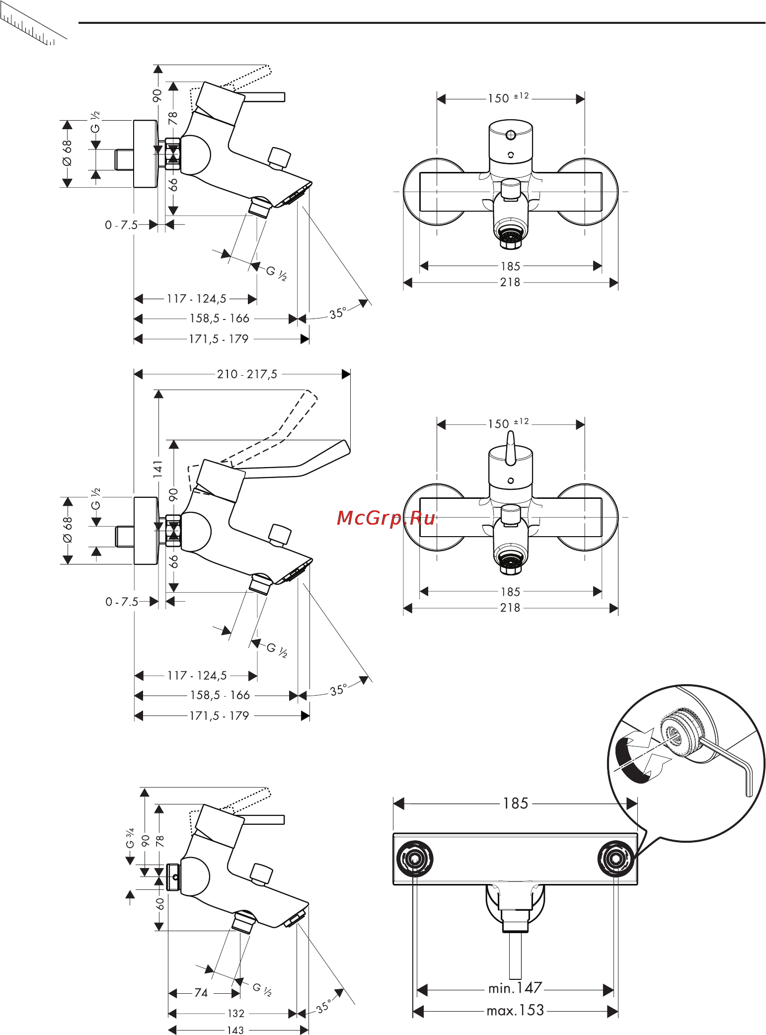 HansGrohe talis s2 32440000 Инструкция по эксплуатации онлайн [34/40] 155341