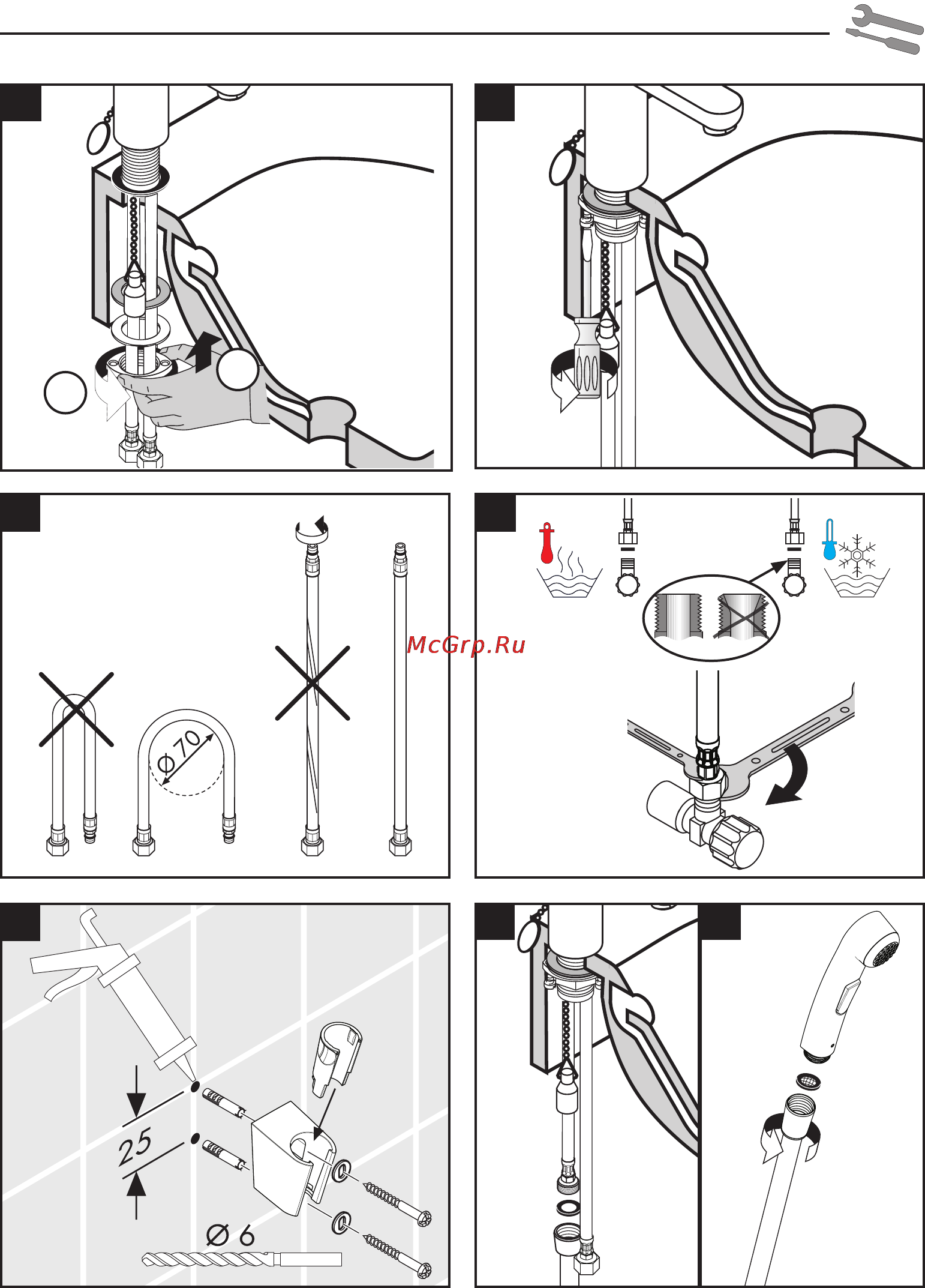 HansGrohe focus e2 31926000 Инструкция по эксплуатации онлайн [3/16] 155343