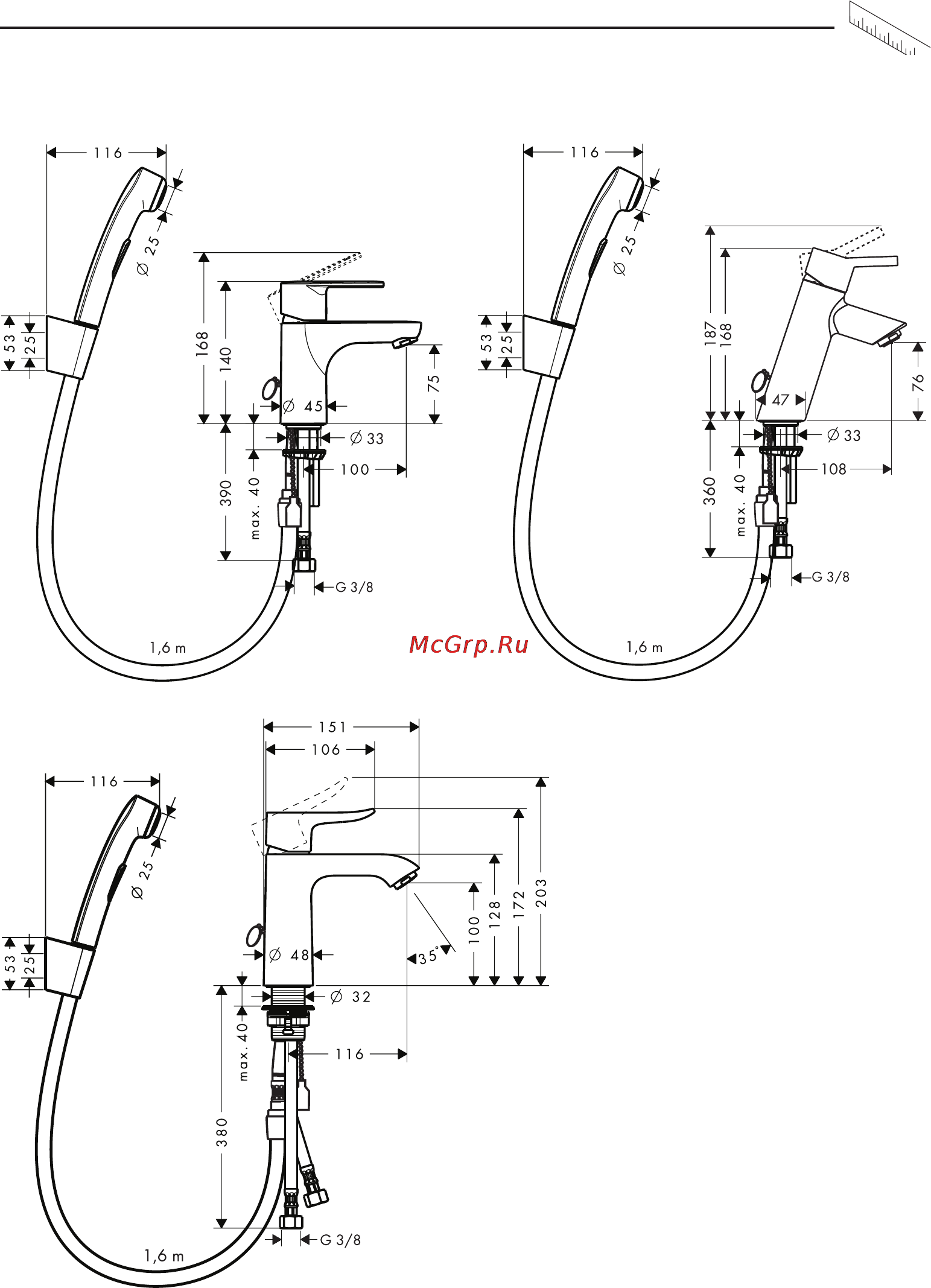 HansGrohe focus e2 31926000 Инструкция по эксплуатации онлайн [7/16] 155343
