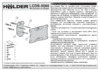 Holder LCDS-5060 Инструкция по эксплуатации