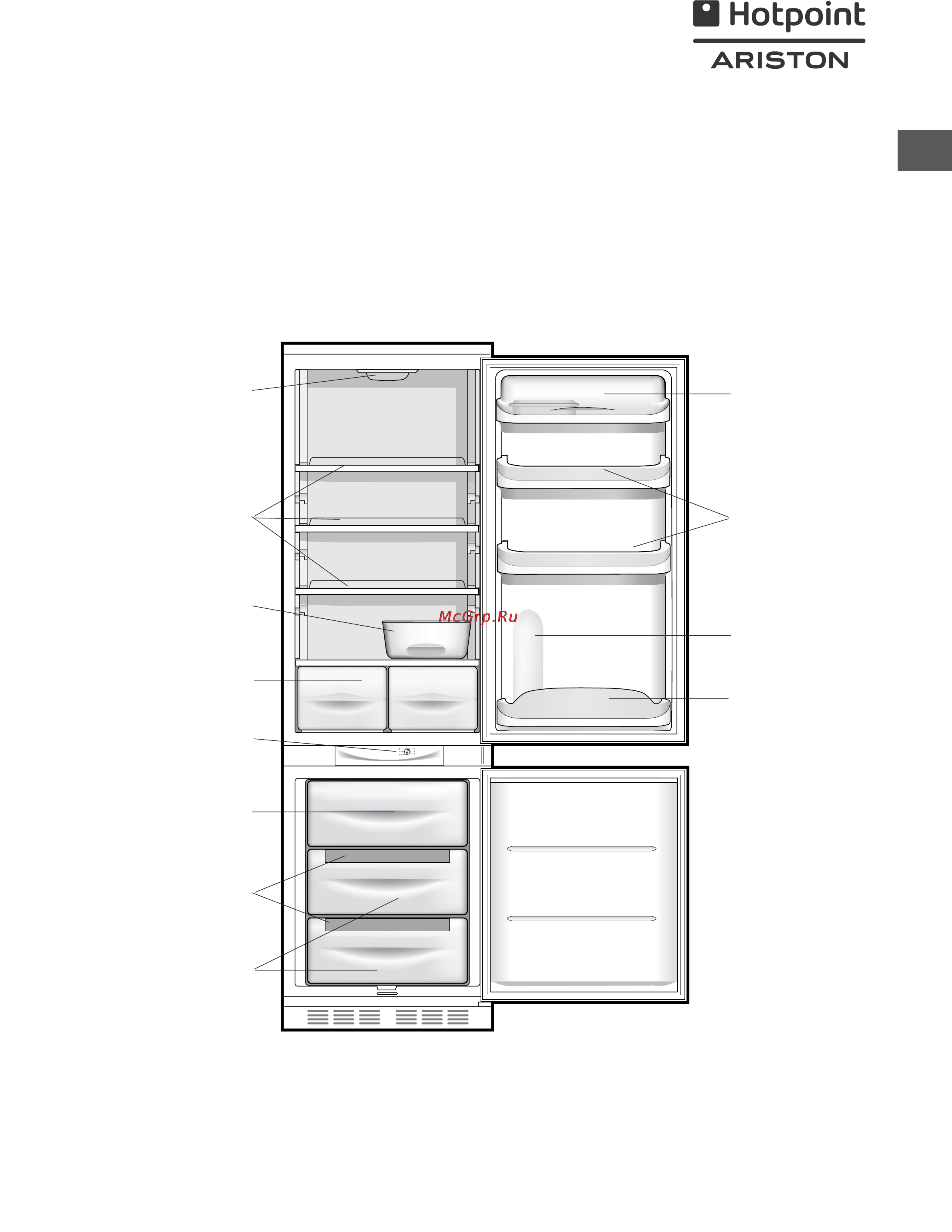 Hotpoint-Ariston HBM 2181.4 X [3/8] Описание изделия