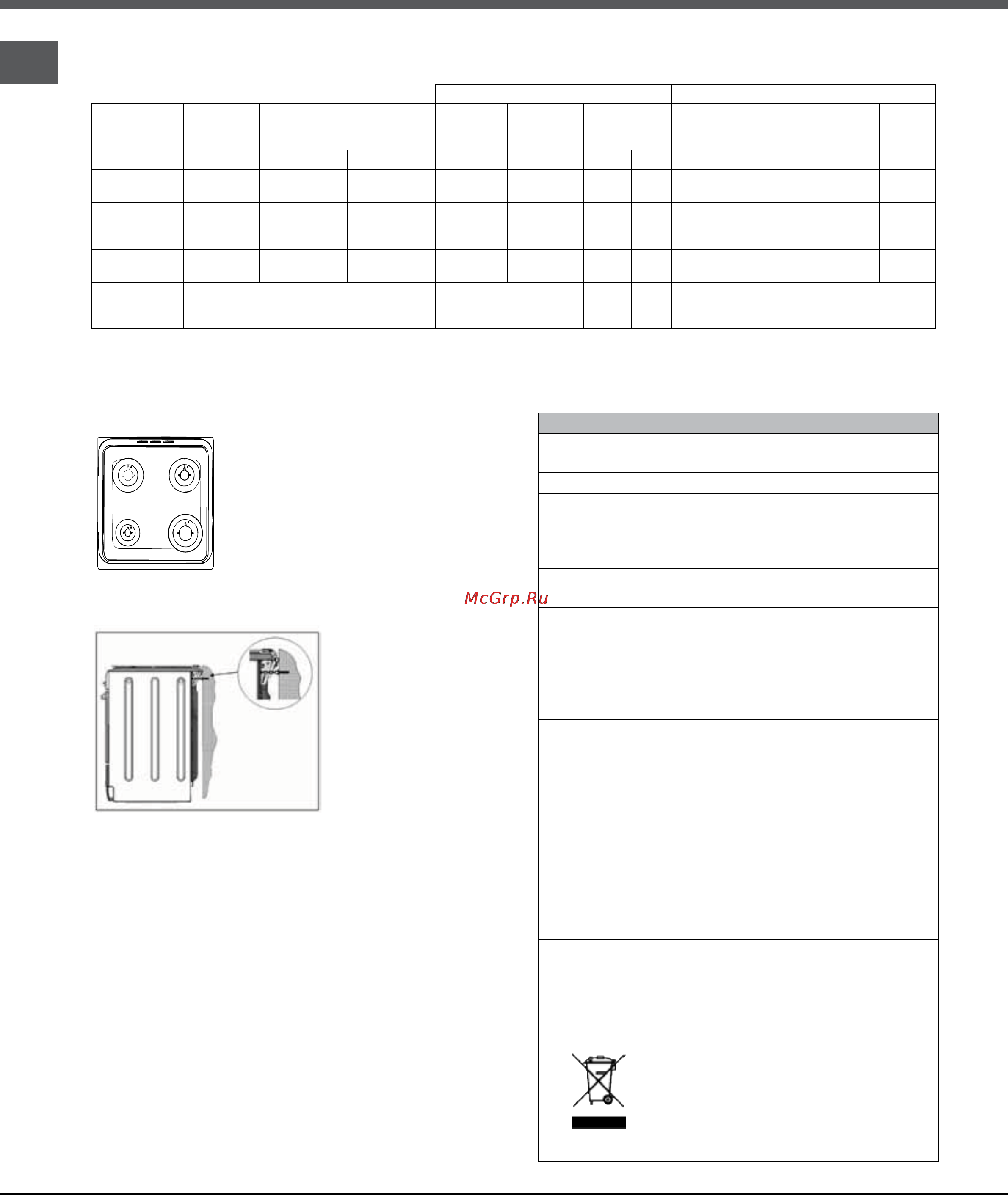Hotpoint-Ariston h5g56f (w) ru [22/32] H5g56f ru