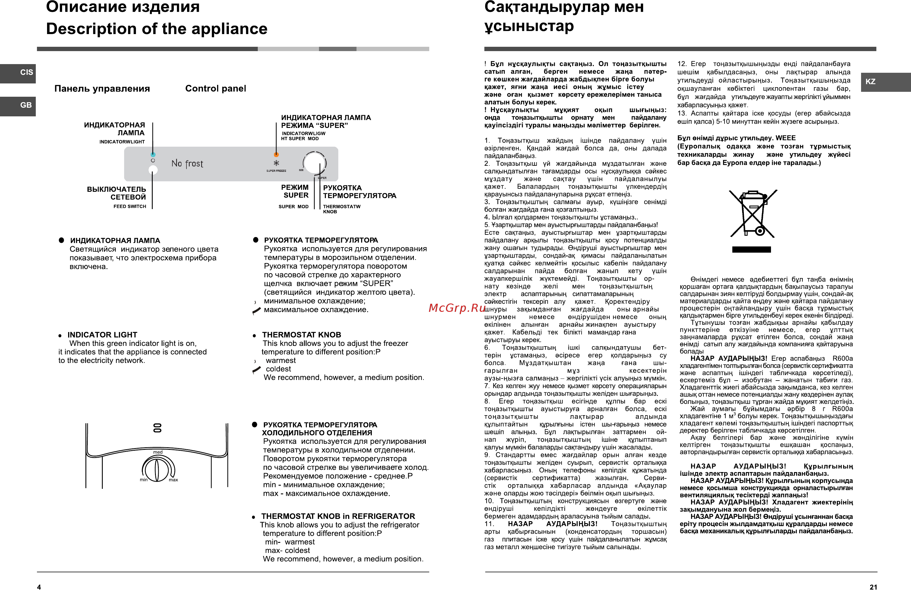 Hotpoint-Ariston HBM 1180.4 (R) [3/8] Панель управления control panel