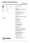 Indesit dfg 26b1 nx Инструкция по эксплуатации