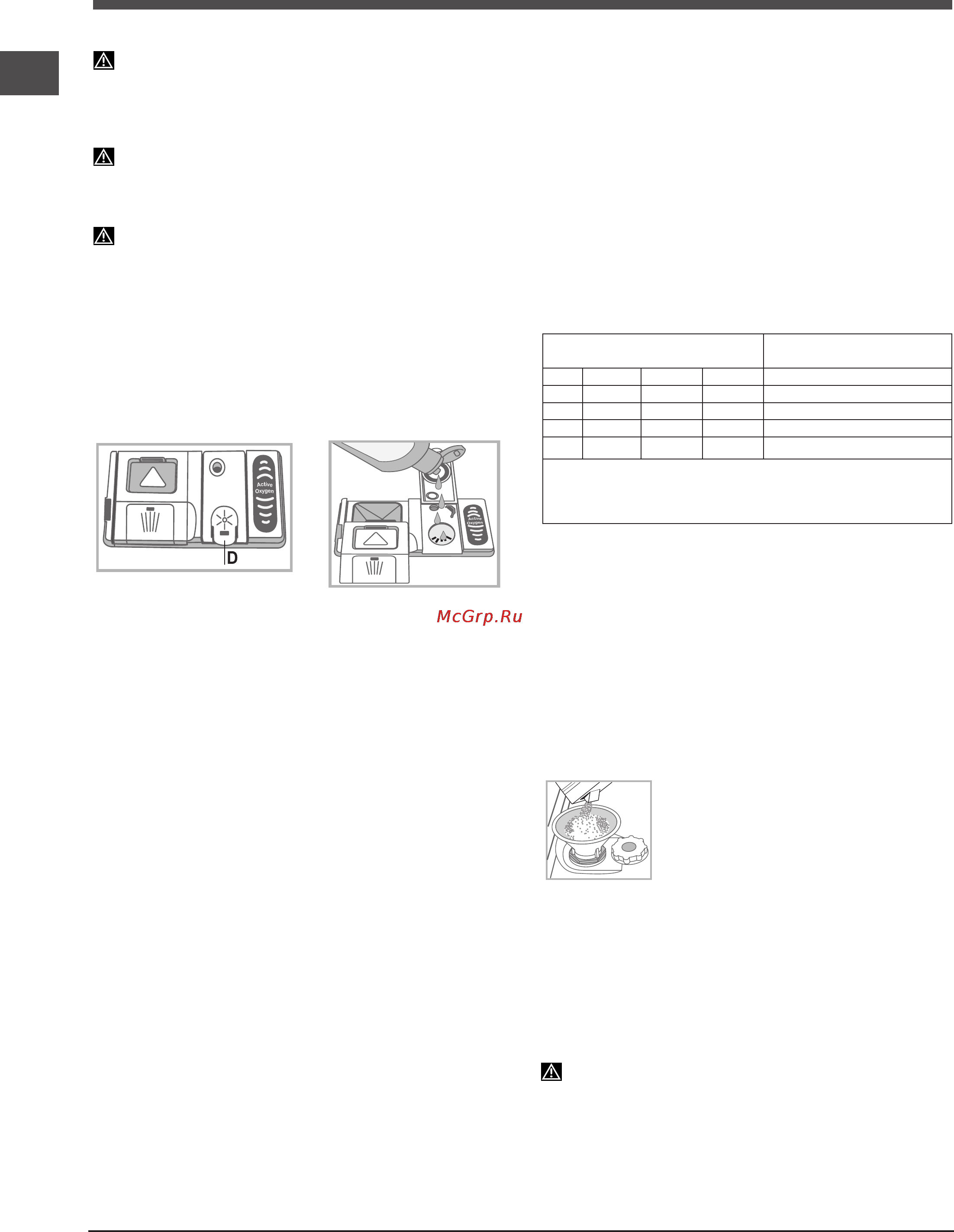 Indesit dfg 26b1 nx [40/72] Abrilhantador e sal regenerante