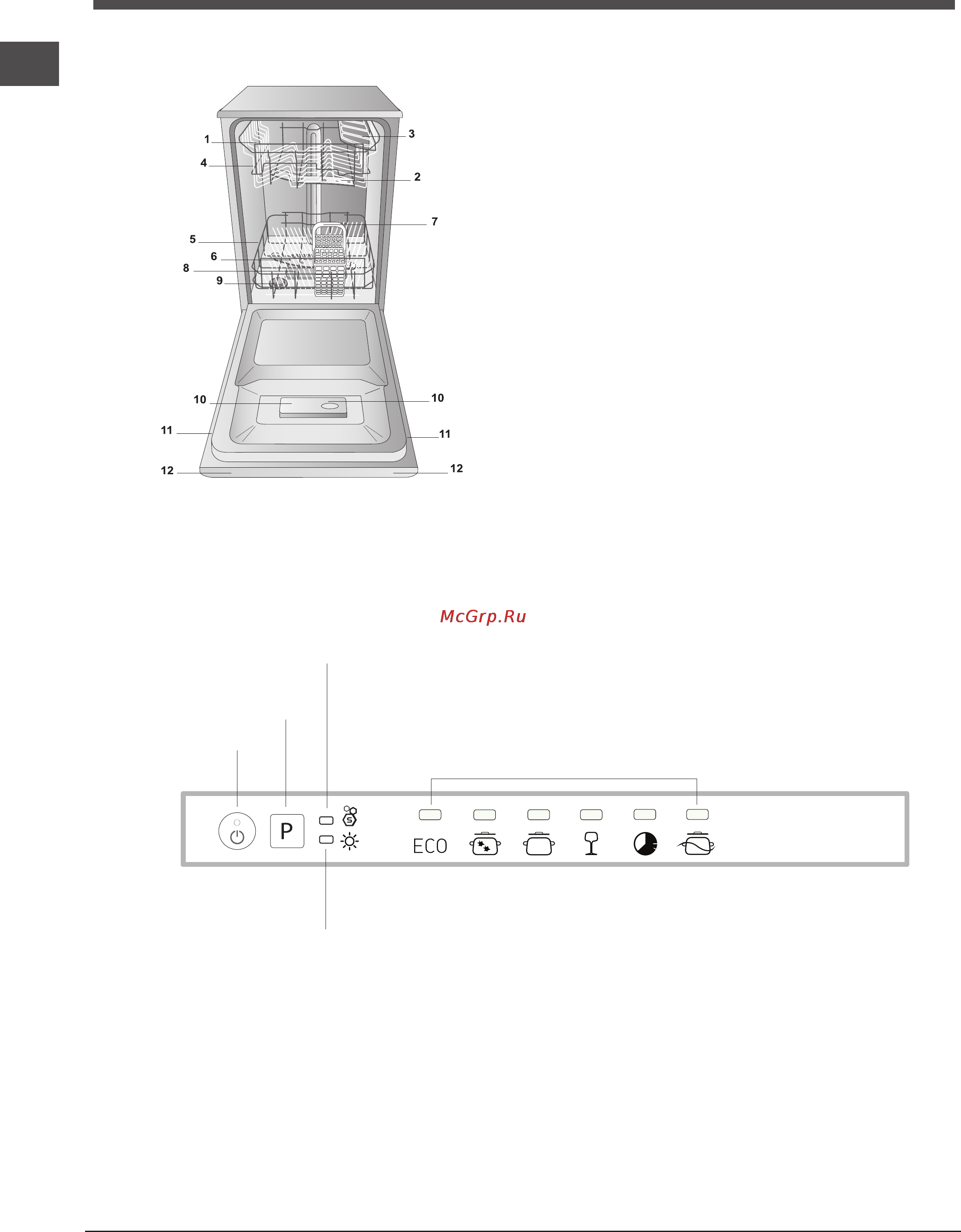 Indesit disr 16b eu [12/52] Description of the appliance