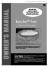 Intex easy set 28130 366х76см Инструкция по эксплуатации