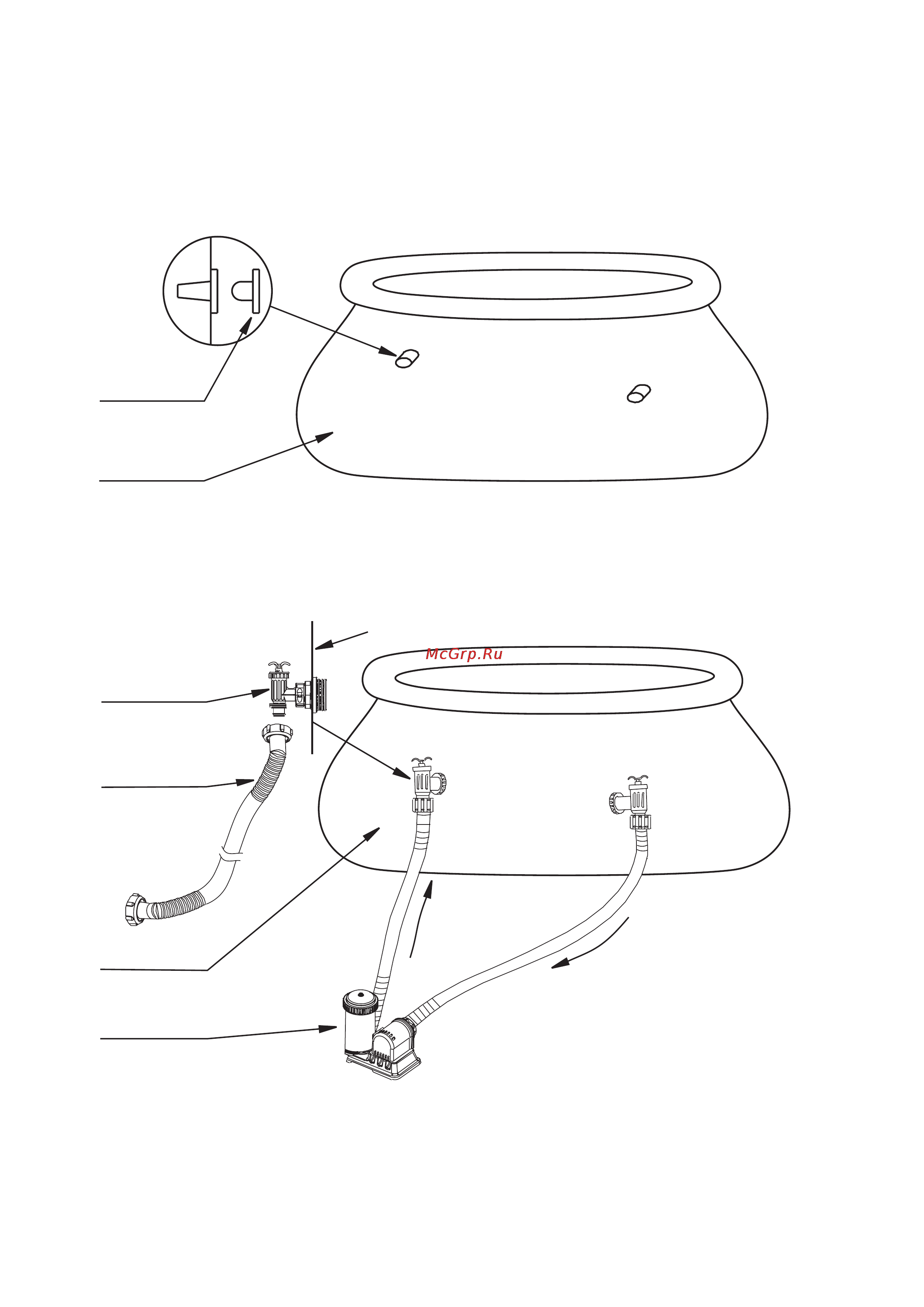 Intex easy set 28112 [2/7] Комплектующие