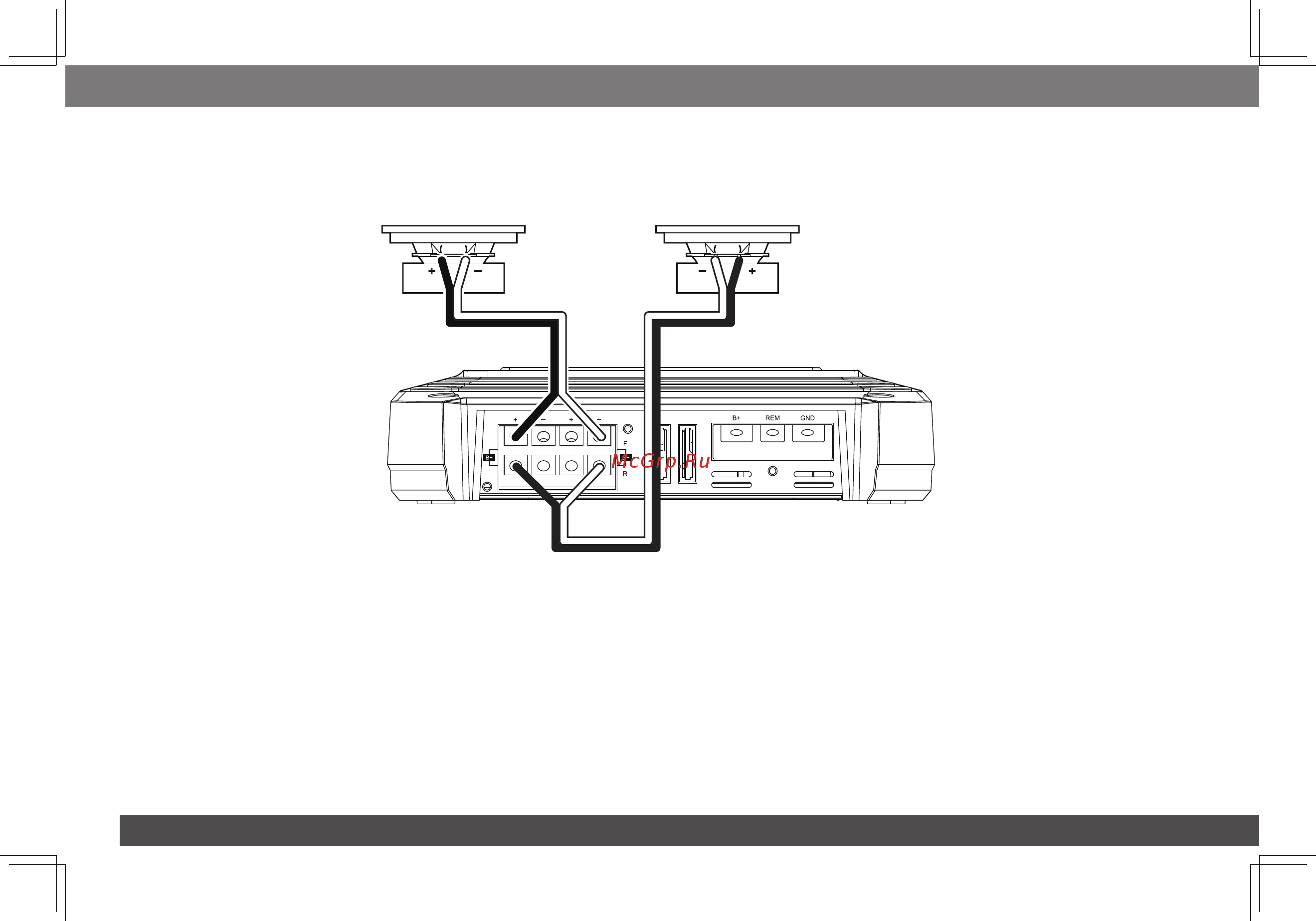 JBL gx-a602 [10/470] Gx a604 speaker connections 2 channel operation