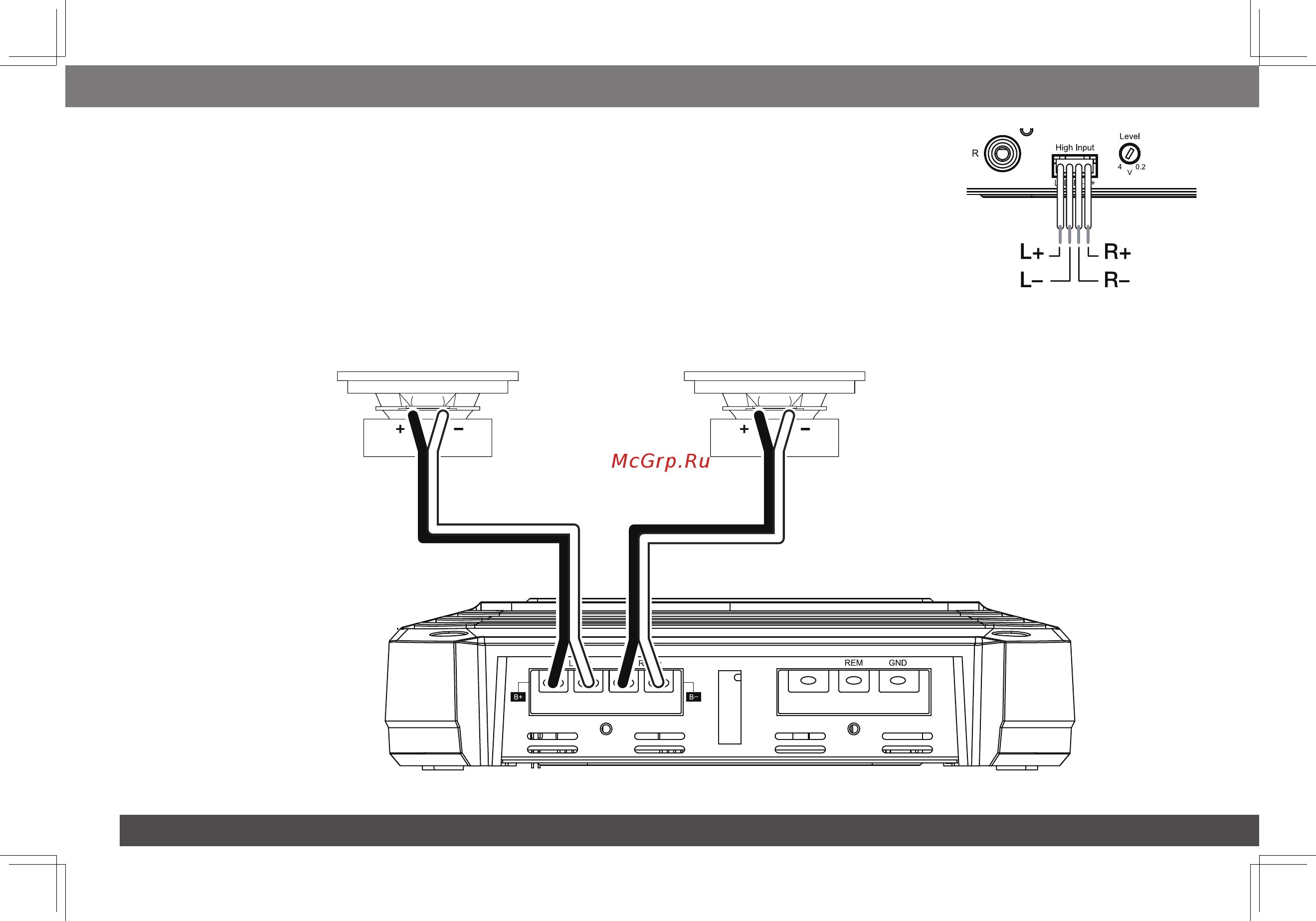 JBL gx-a602 [12/470] Gx a602 speaker connections 2 channel operation
