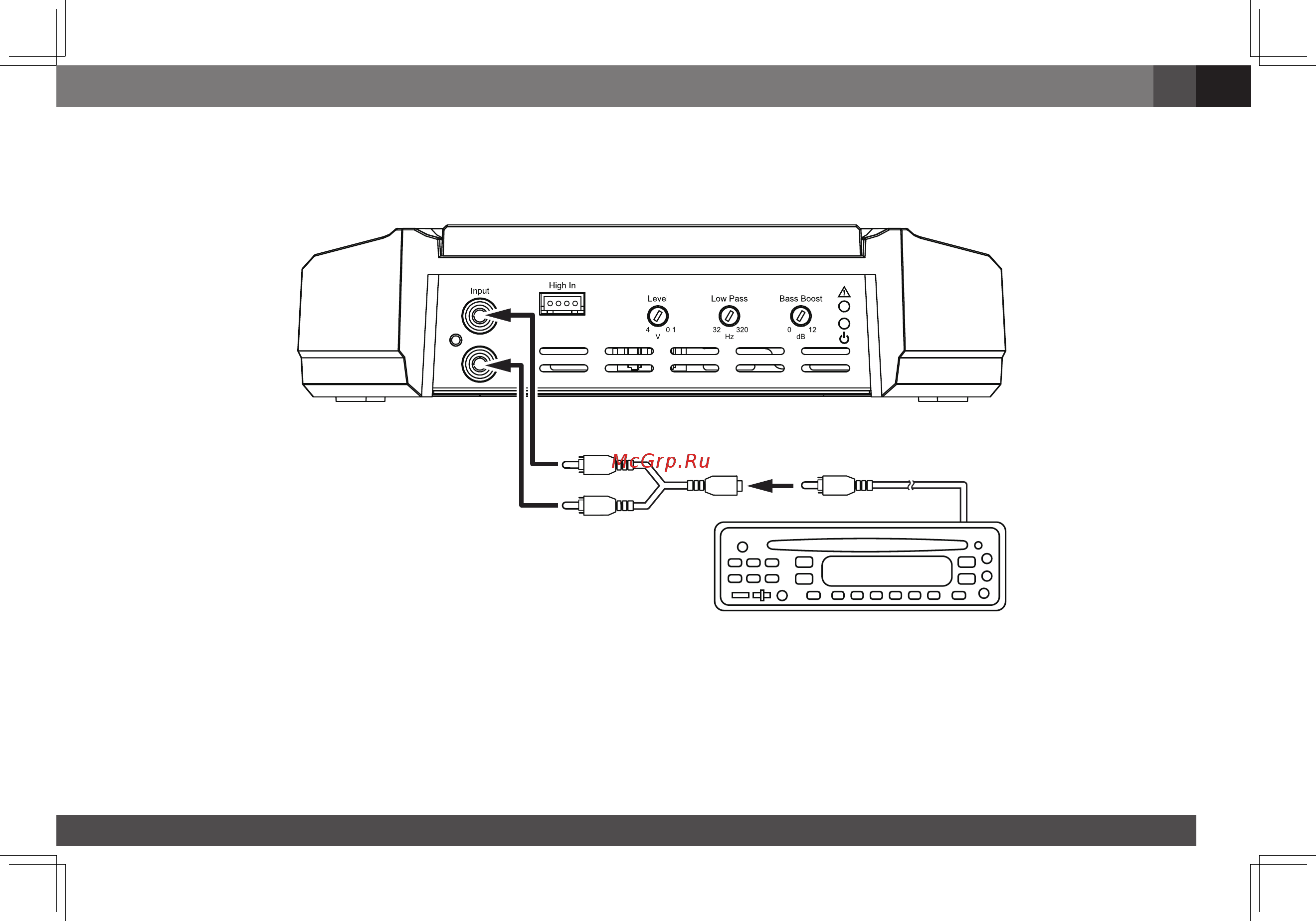 JBL gx-a602 [173/470] Gx a3001 输入连接