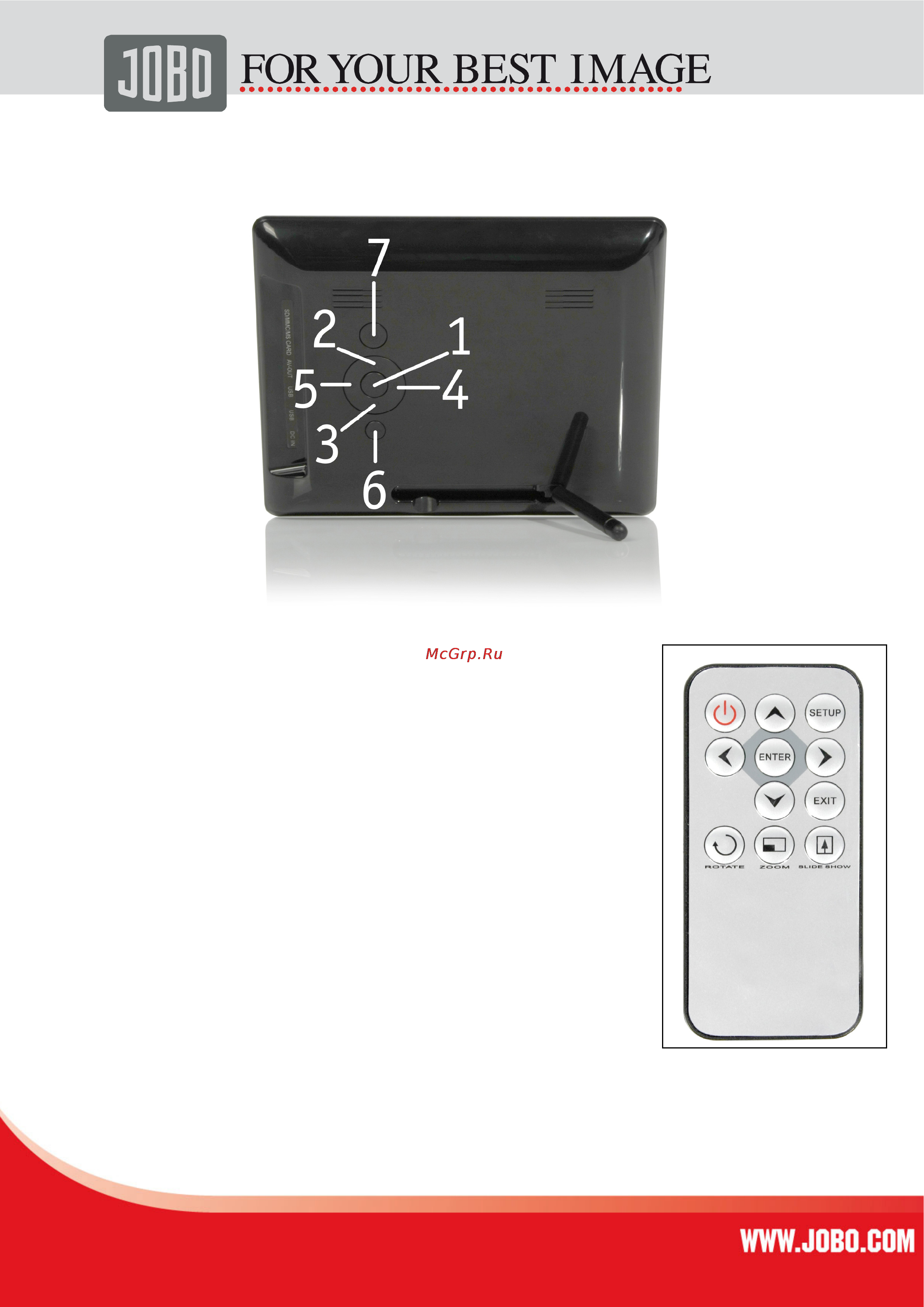 Jobo Curve 8 [7/13] Definition of control keys