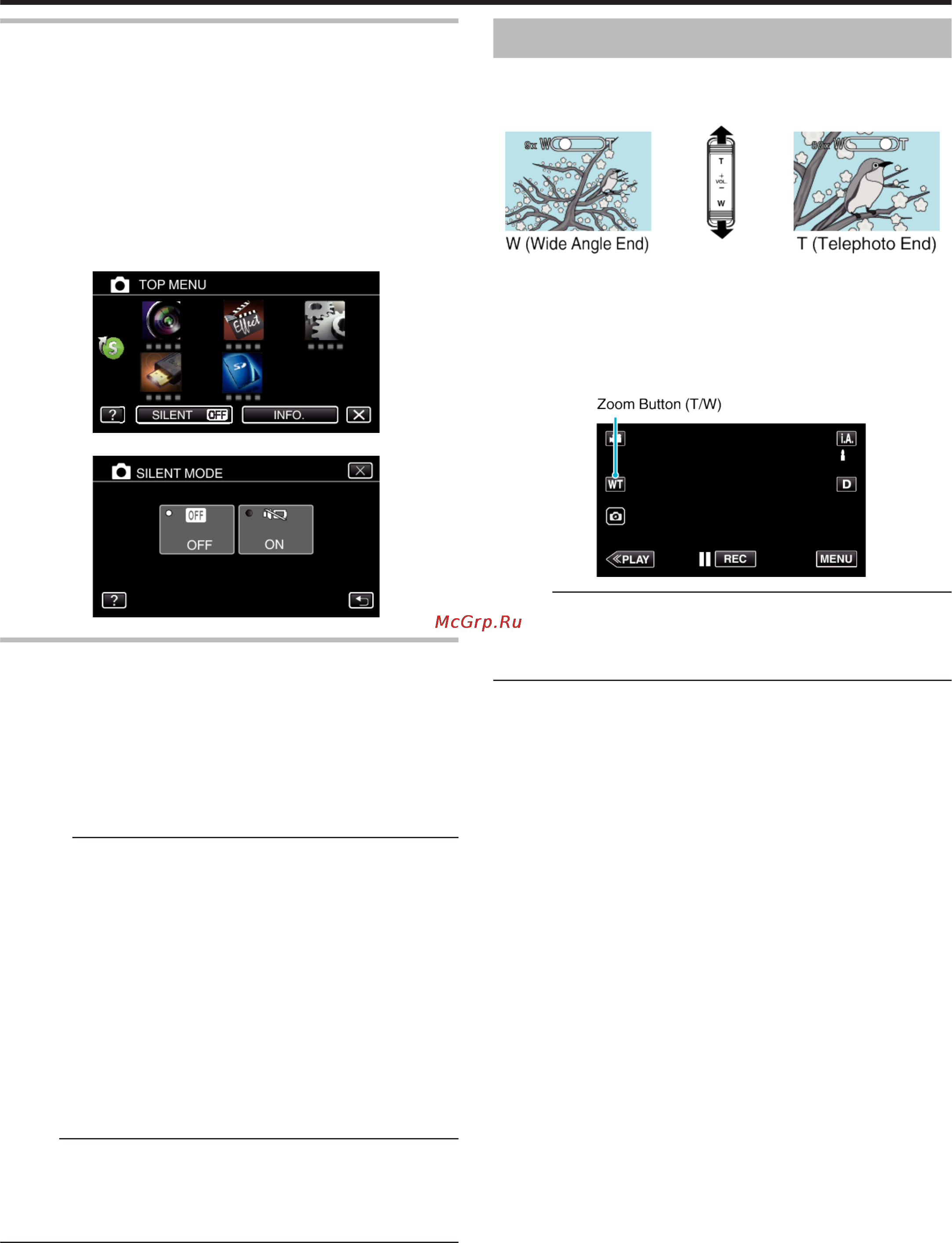 JVC gz-r10 [25/112] Zooming
