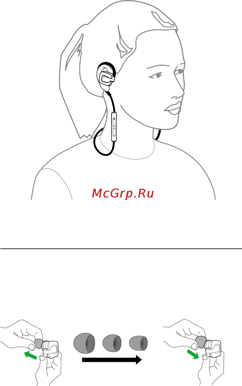 Jabra step [6/16] Замена ушных гелевых вкладышей