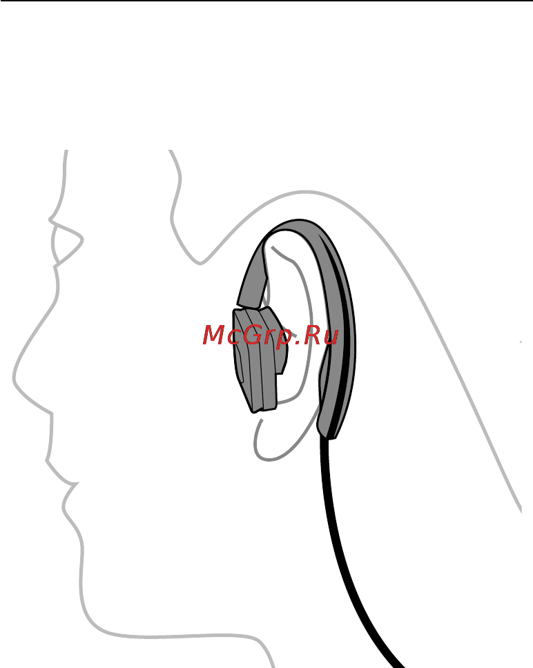 Jabra Step Wireless [7/16] Использование клипсы