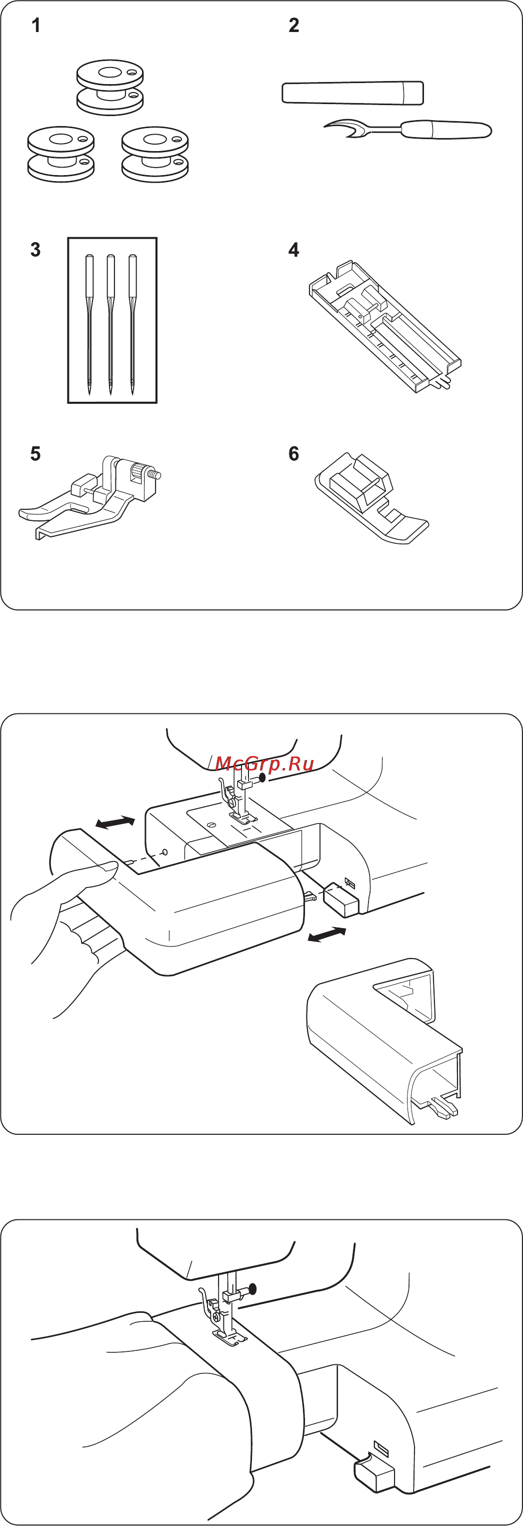 Janome TC 1216S [5/32] Page 5