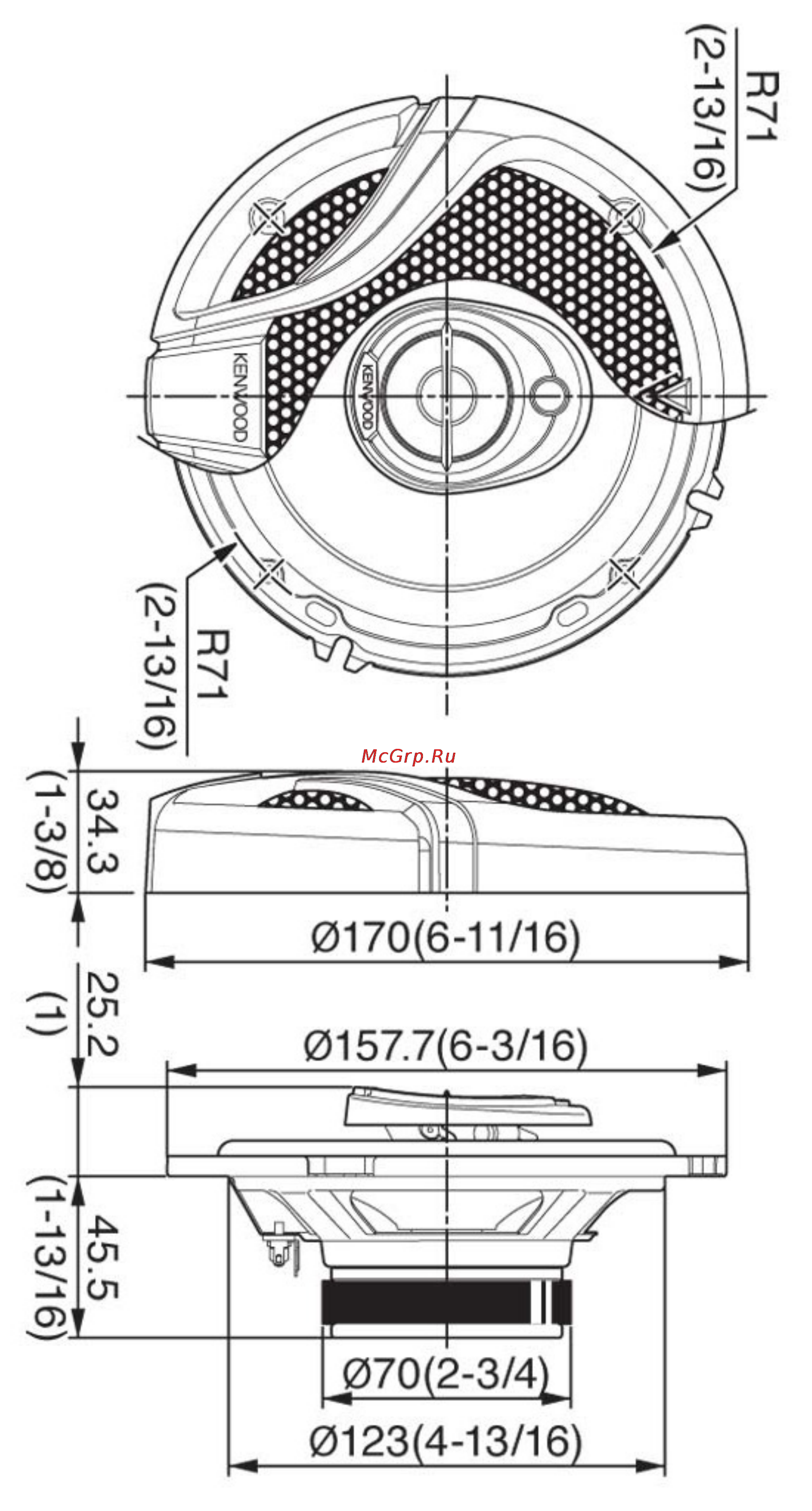 Kenwood kfc-m1634a Инструкция по эксплуатации онлайн