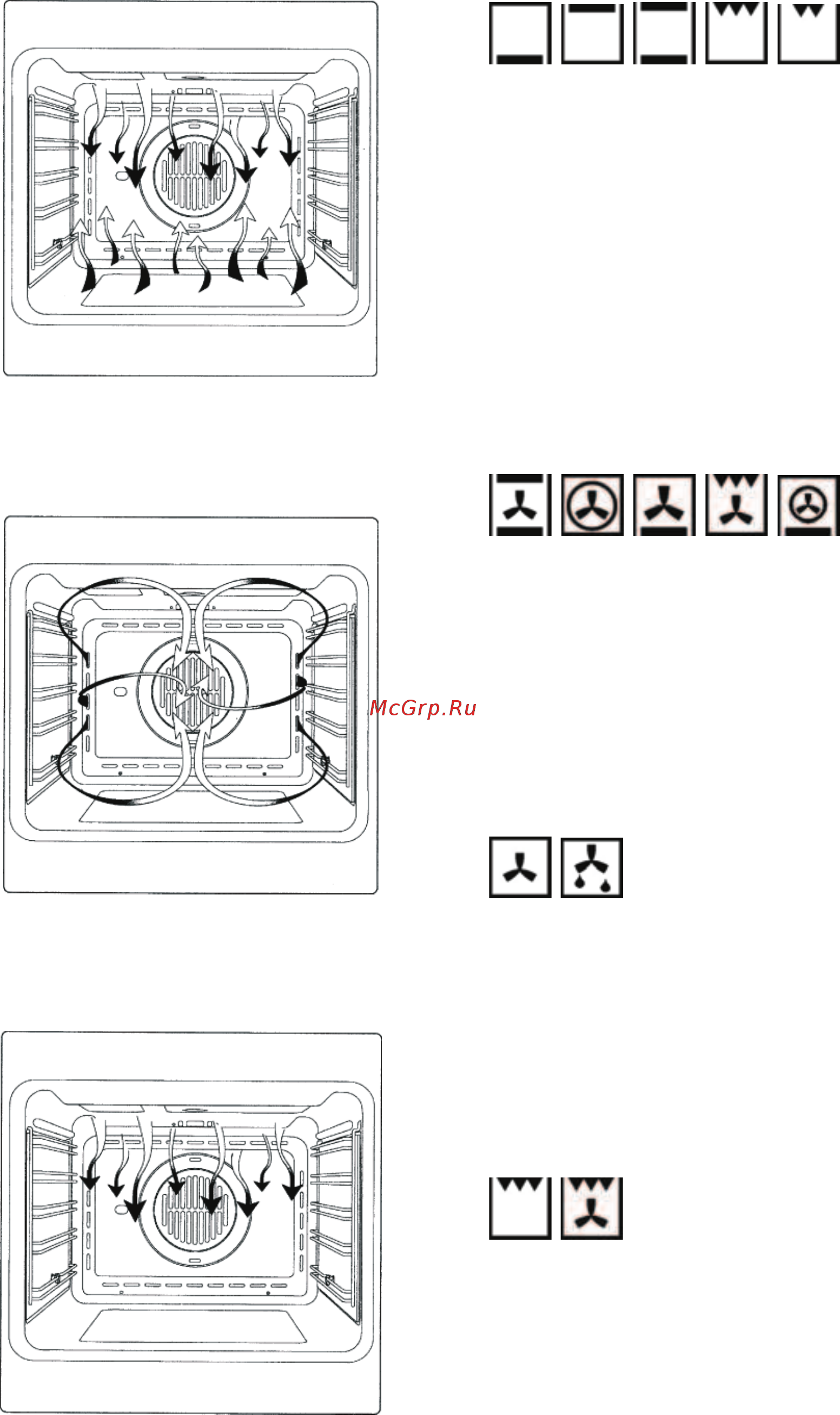 Kaiser EH 6990 W Chrom [20/144] Operation functions of the oven