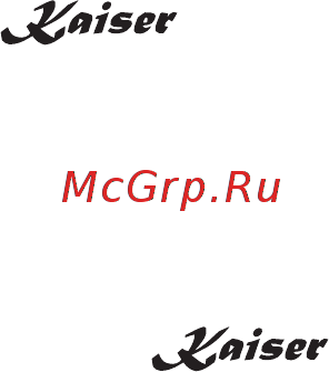 Kaiser kct 65 fi la perle Инструкция по эксплуатации онлайн [57/60] 156134