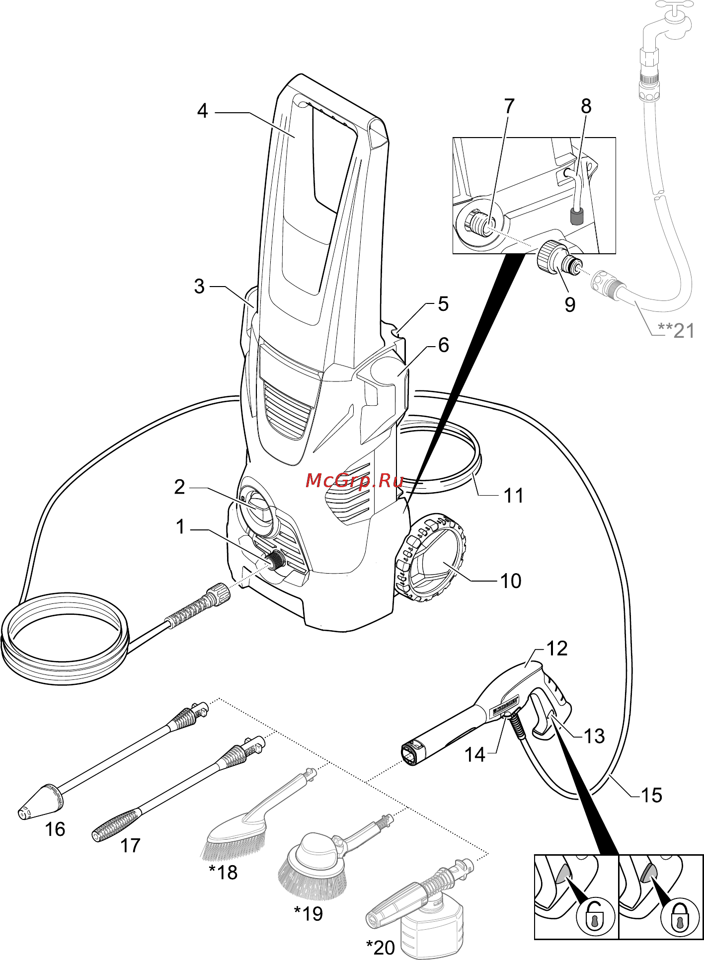 Karcher k 2 Инструкция по эксплуатации онлайн [3/150] 156169