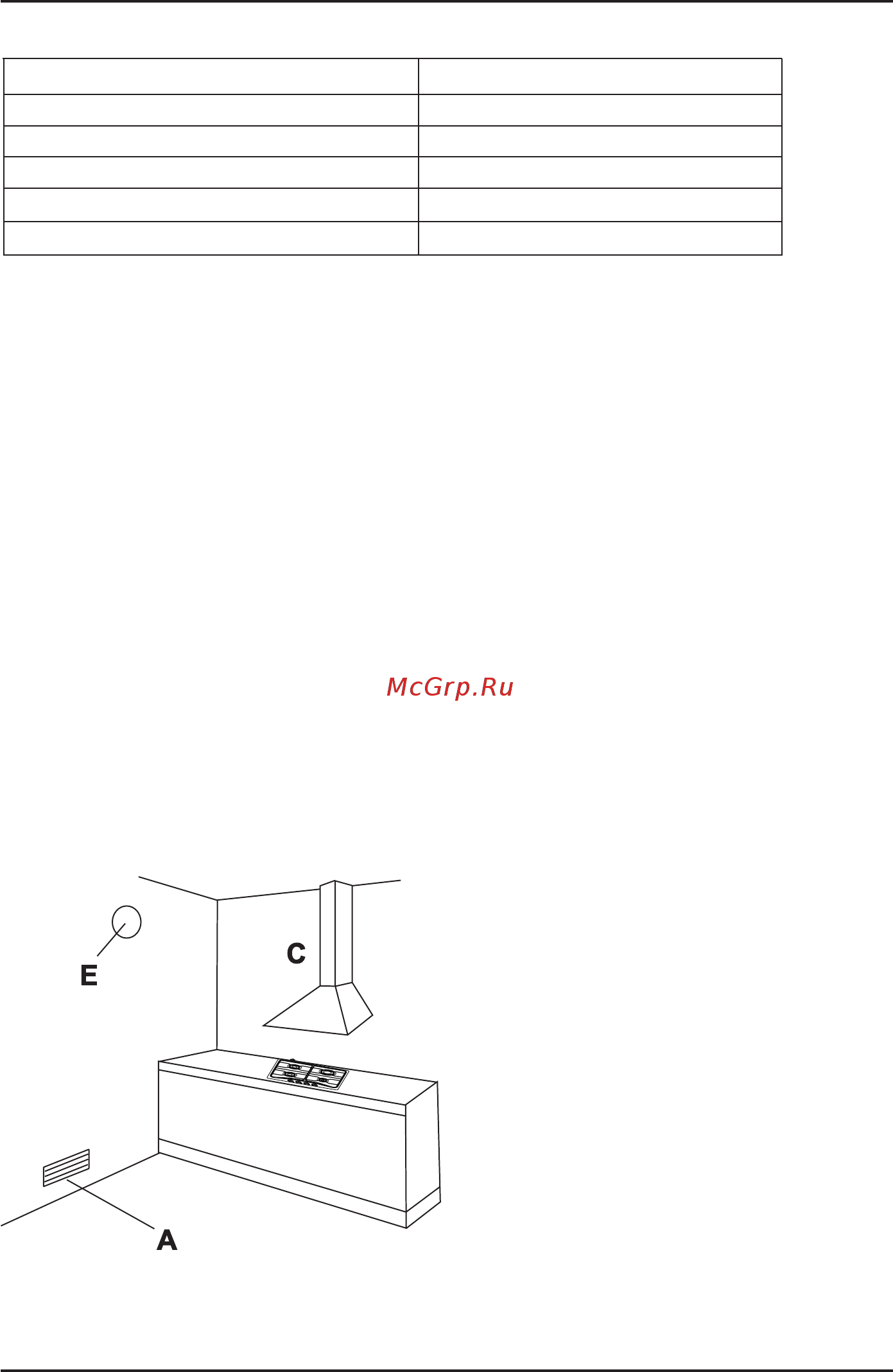 Korting hg 465 ctx [9/17] Место установки