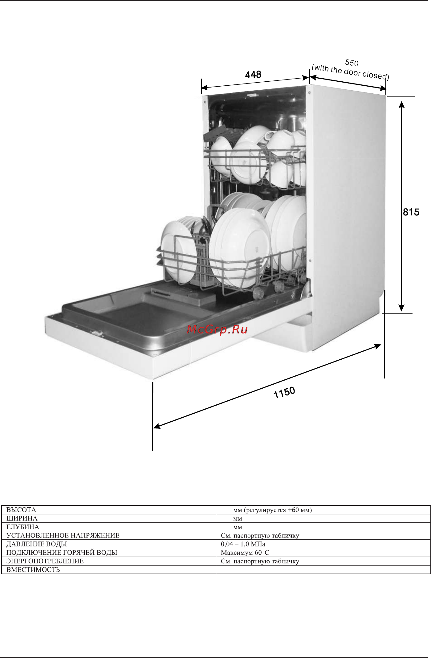 Korting kdi 45130 [32/34] Технические данные