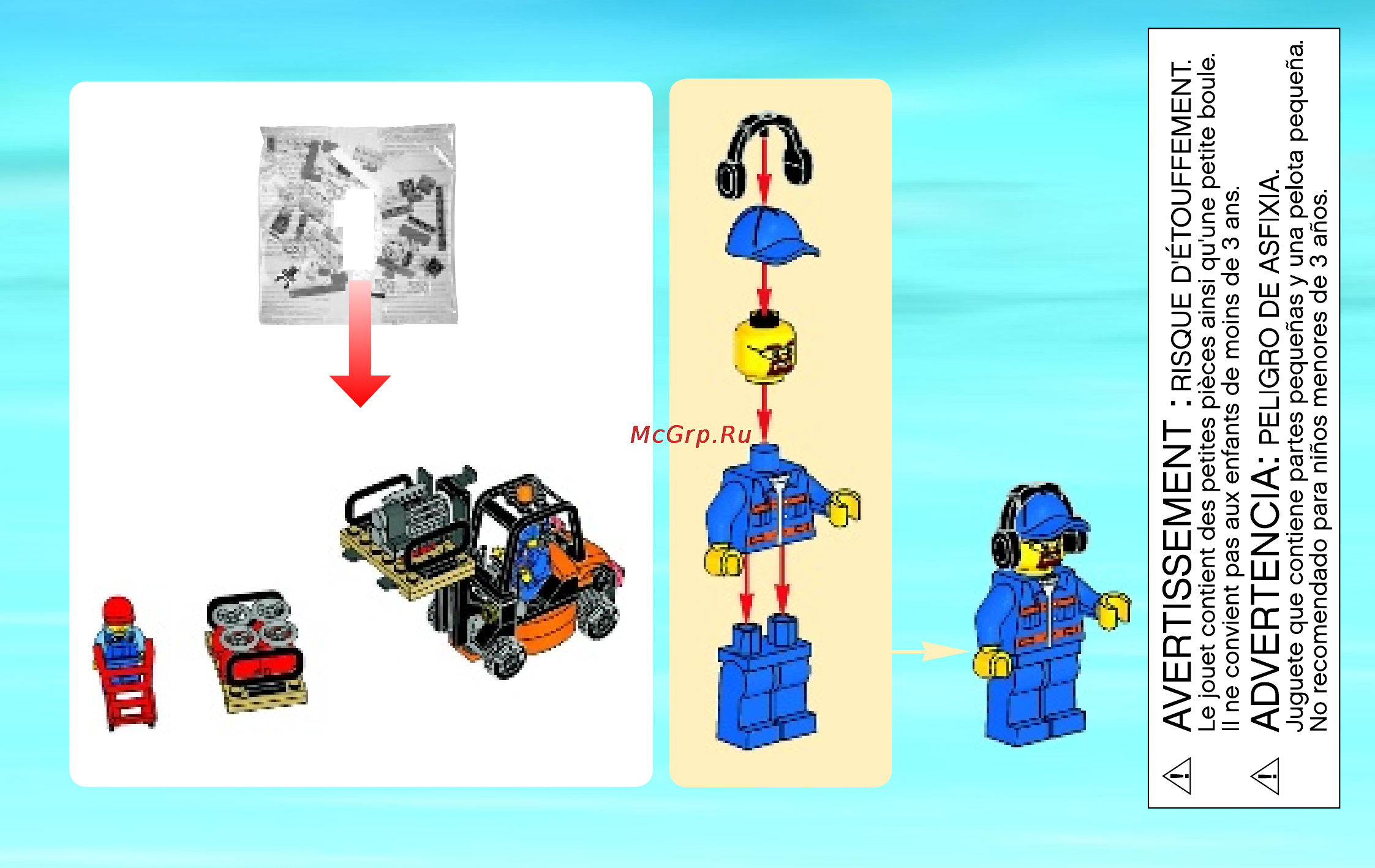 Lego city 60020 грузовик Инструкция по эксплуатации онлайн [3/40] 156272