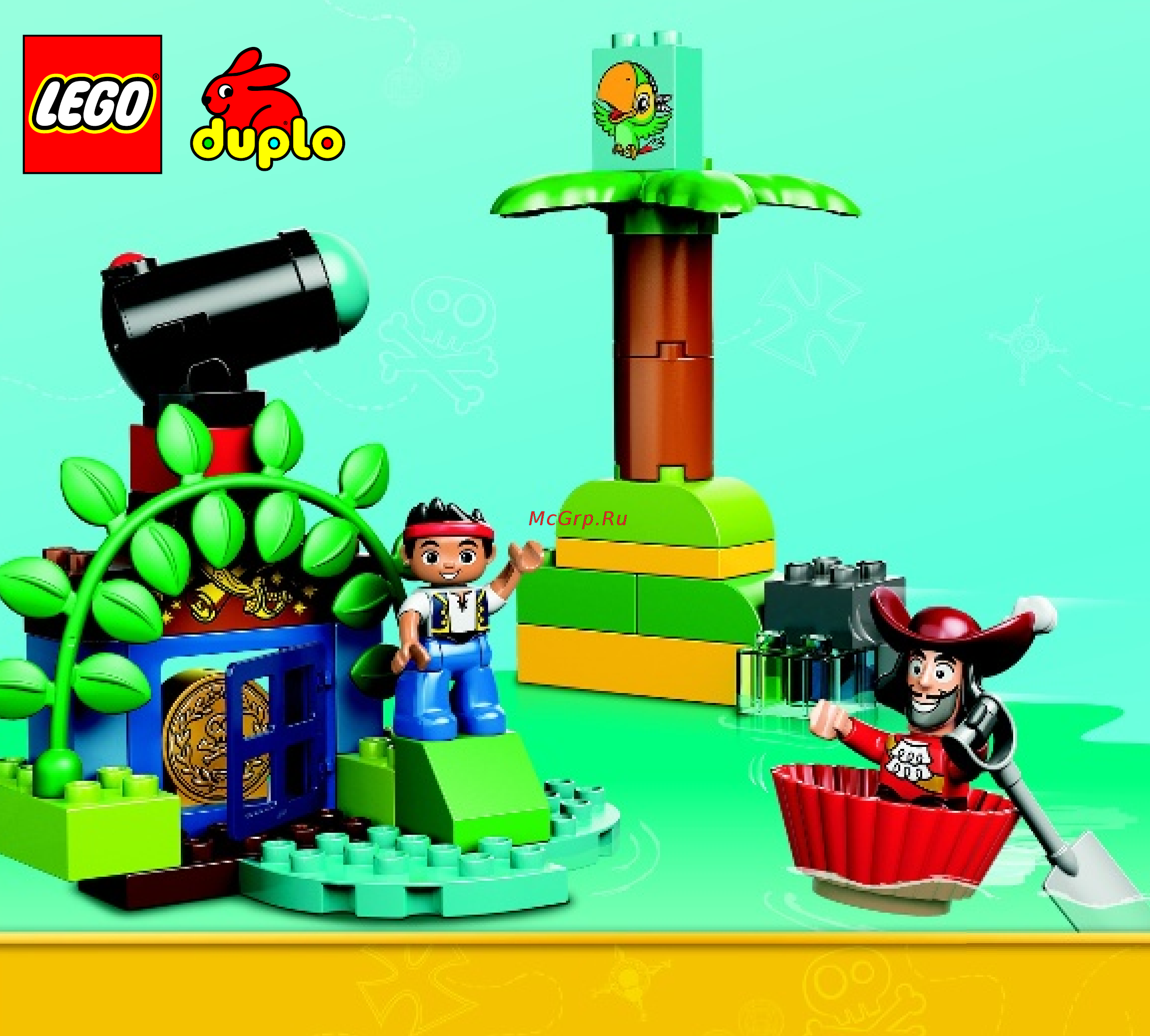 Lego duplo 10514 пиратский корабль джейка [16/20] Disney