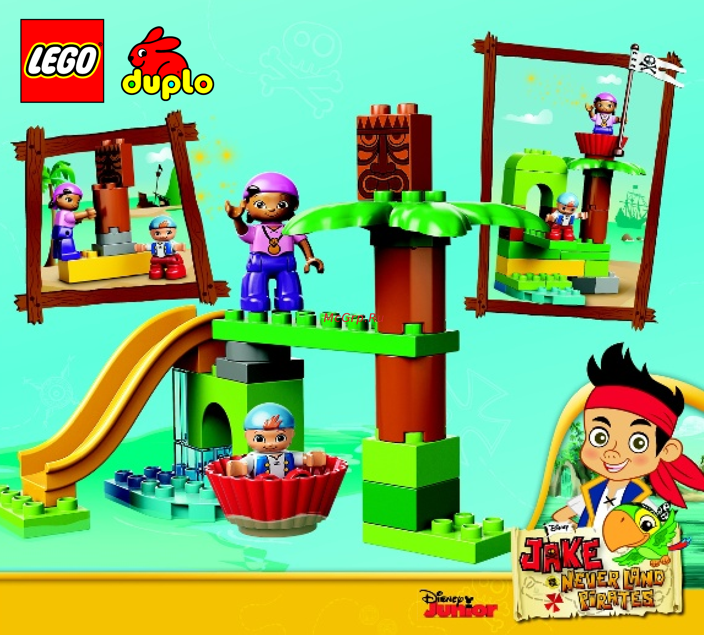 Lego duplo 10513 штаб пиратов нетландии [12/16] Visit the online lego duplo world