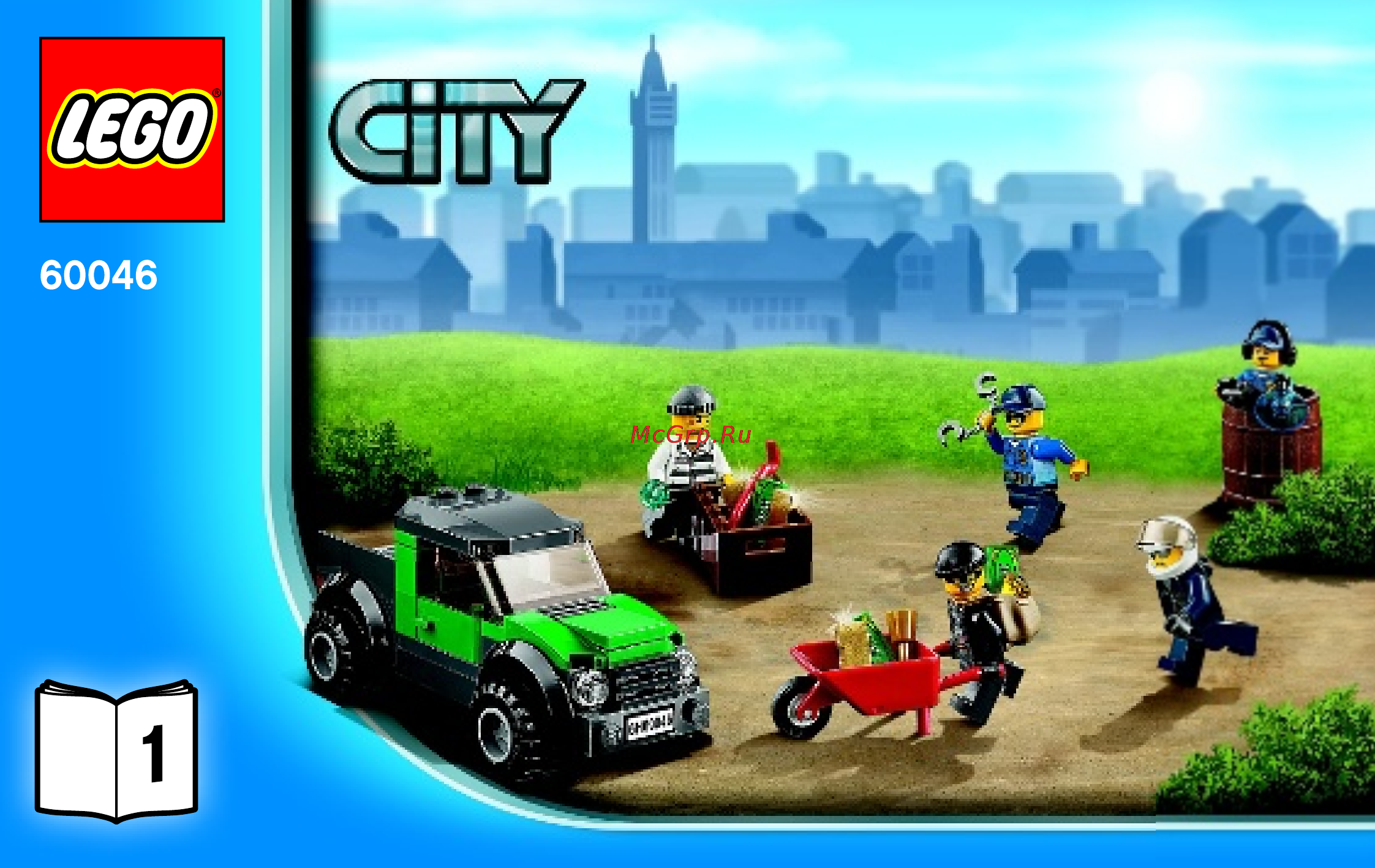 Lego city 60046 вертолетный патруль Инструкция по эксплуатации онлайн