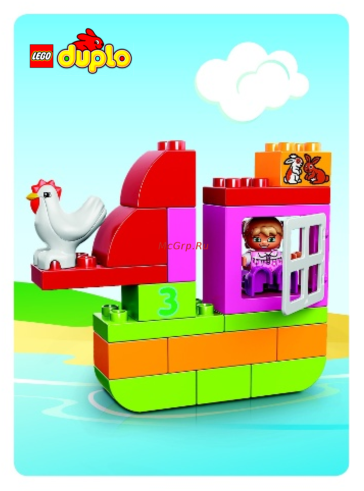 Lego duplo 10571 лучшие друзья: курочка и кролик Инструкция по эксплуатации онлайн [4/8] 156300