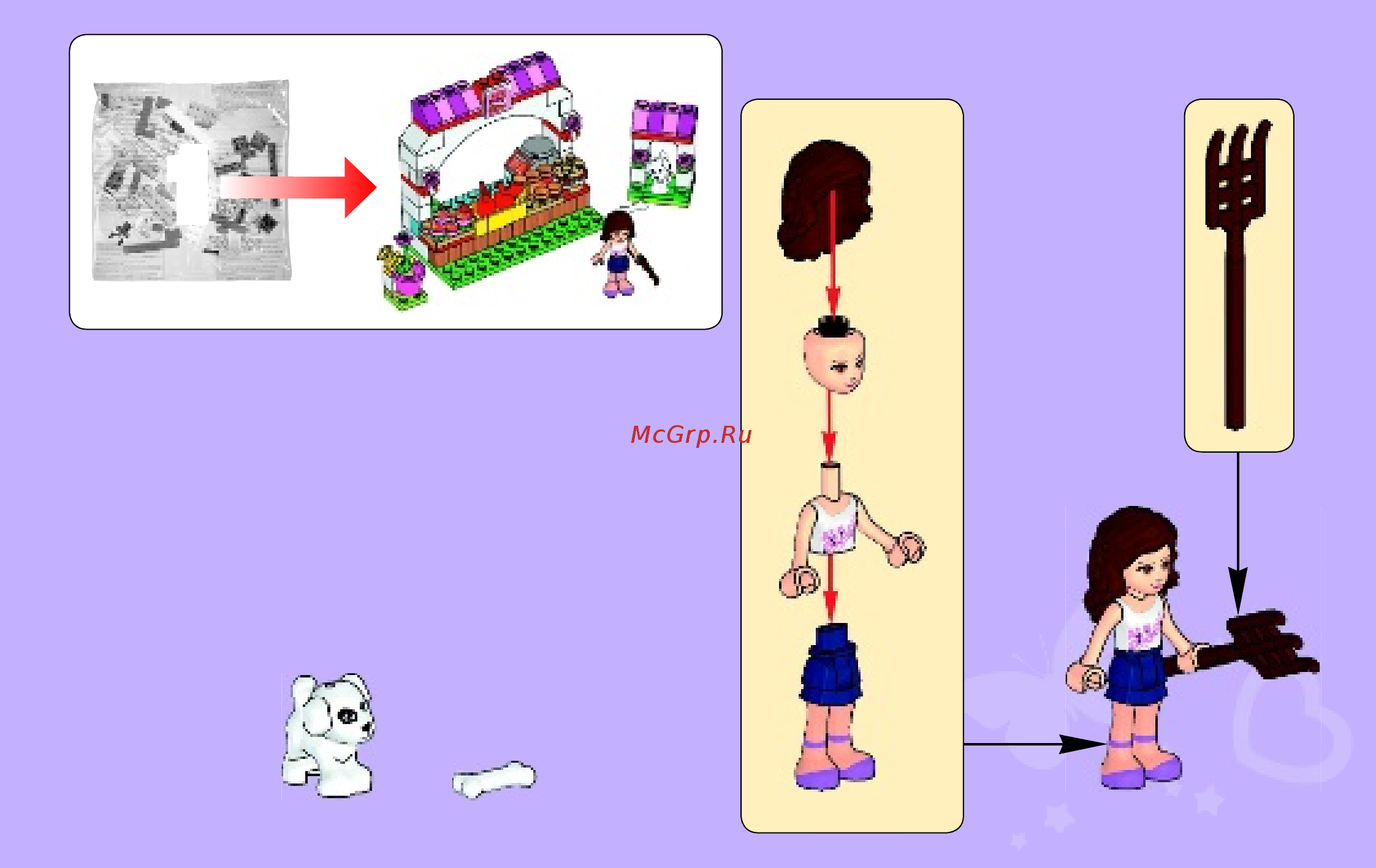 Lego Friends Сбор урожая (41026) Инструкция по эксплуатации онлайн [3/56] 306204