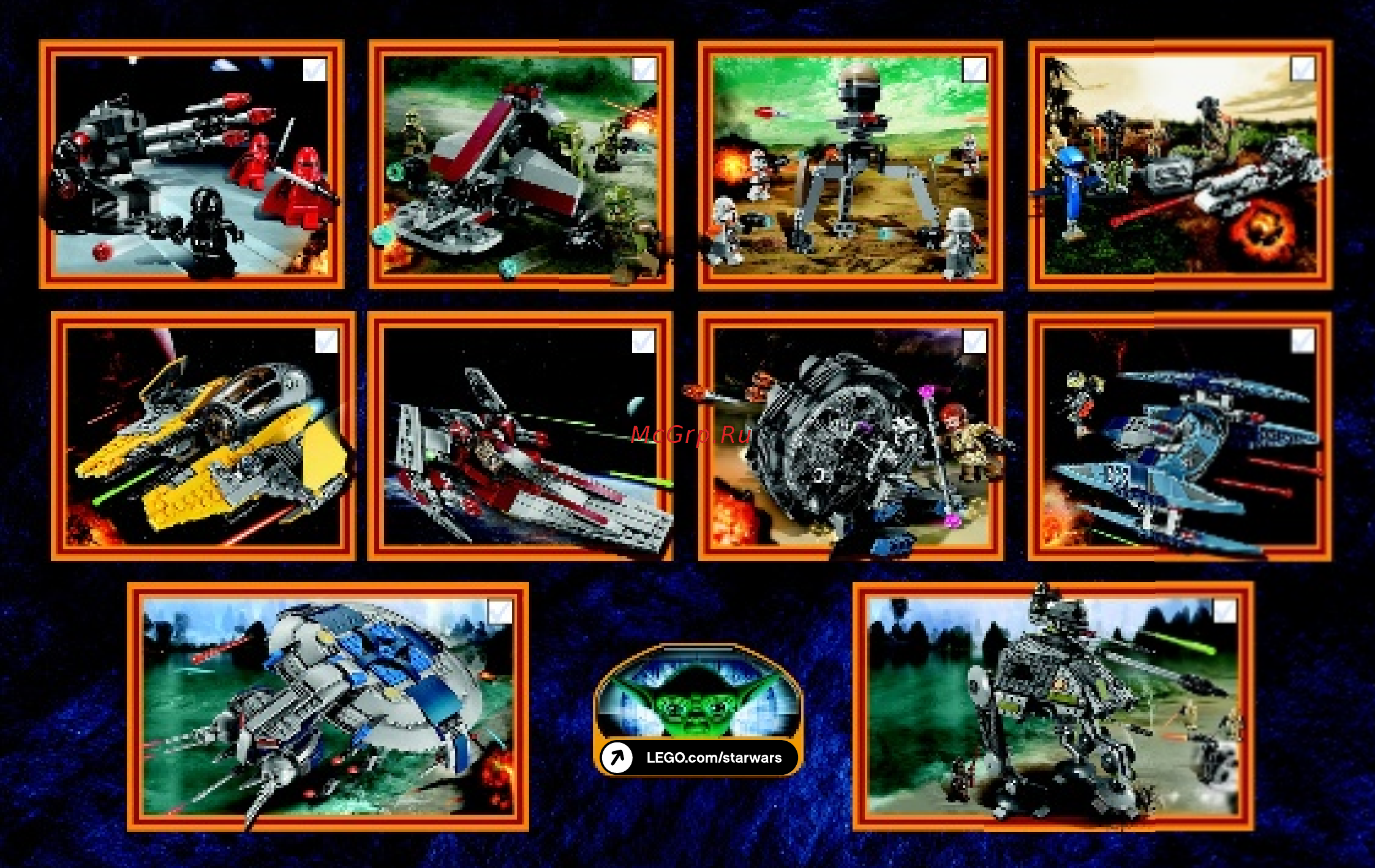 Lego star wars 75038 перехватчик джедаев Инструкция по эксплуатации онлайн [67/68] 156309