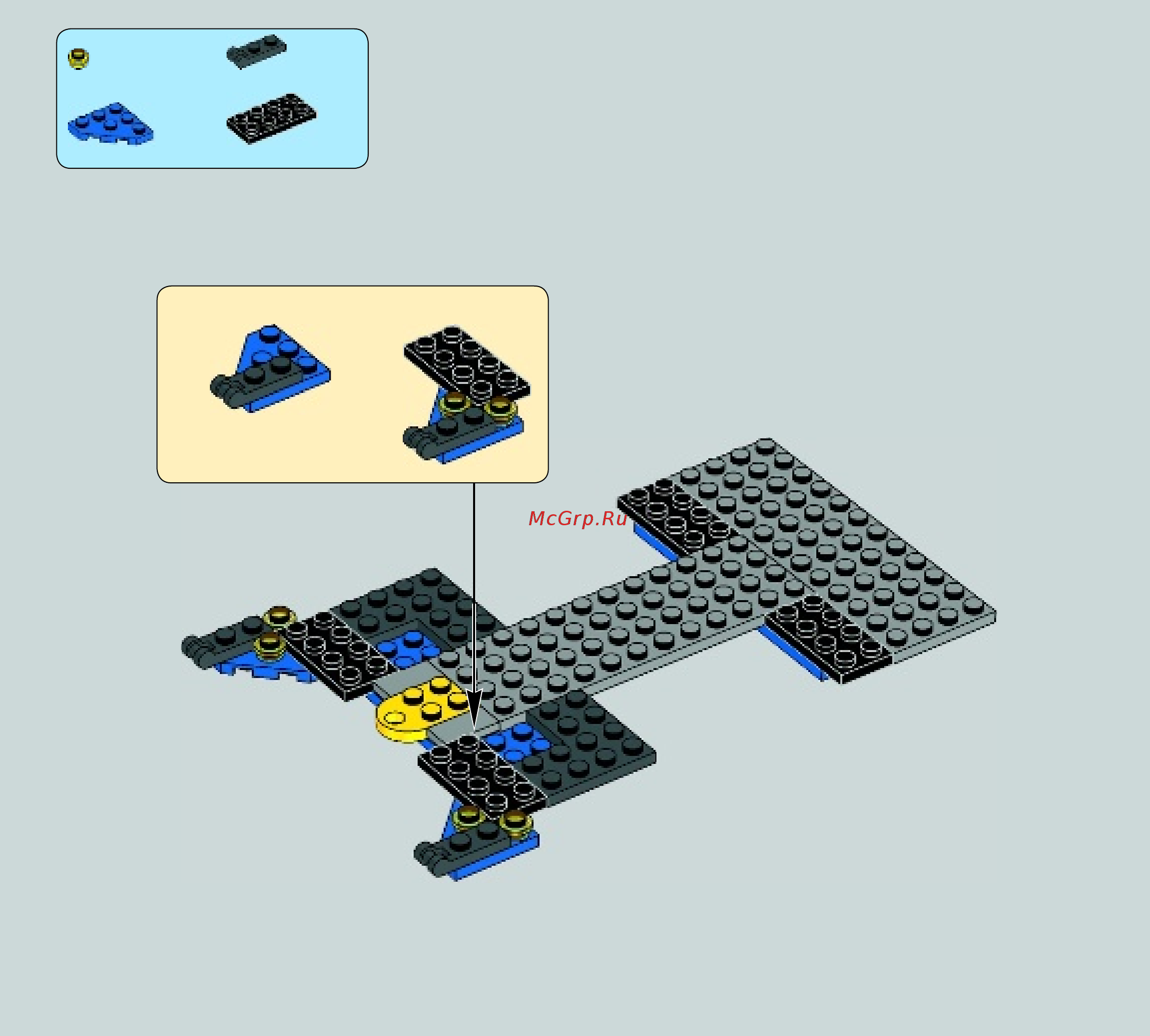 Lego star wars 75042 боевой корабль дроидов Инструкция по эксплуатации онлайн [11/72] 156310