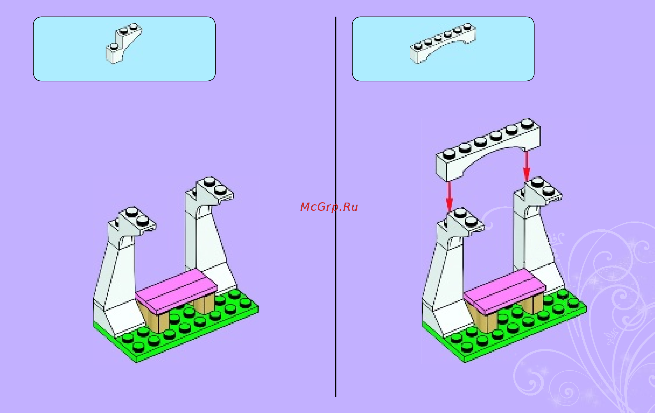 Lego disney princess 41053 заколдованная карета золушки Инструкция по эксплуатации онлайн [13/68] 156316