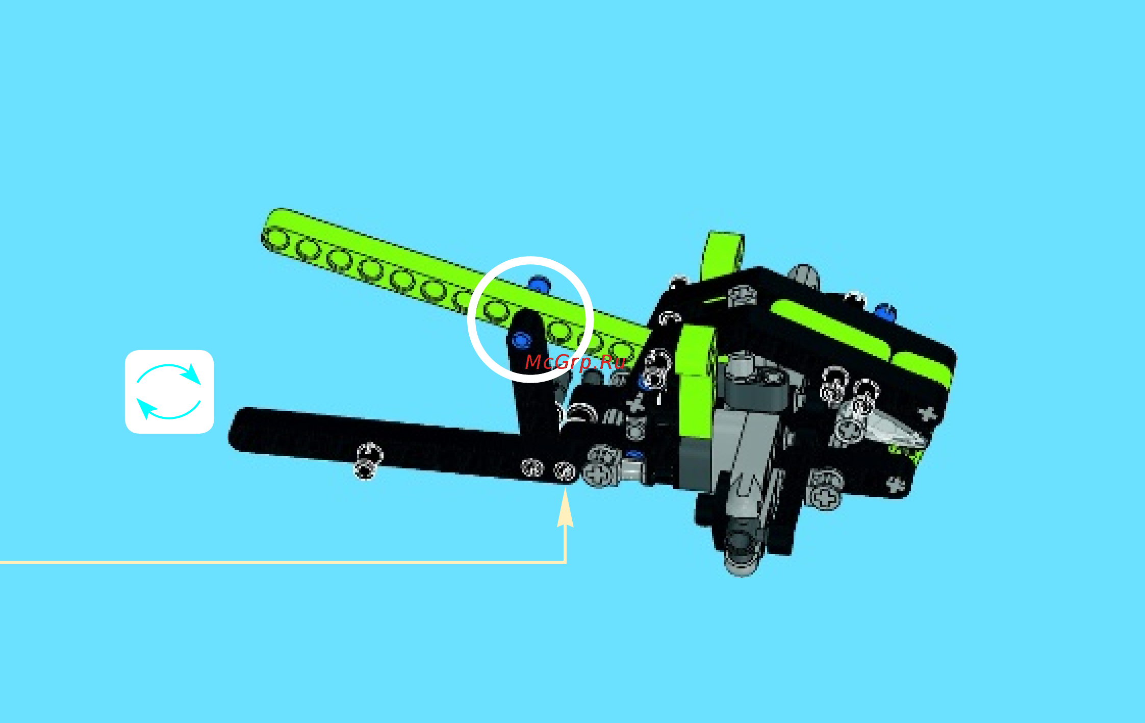 Lego technic 42021 снегоход Инструкция по эксплуатации онлайн [19/48] 156320