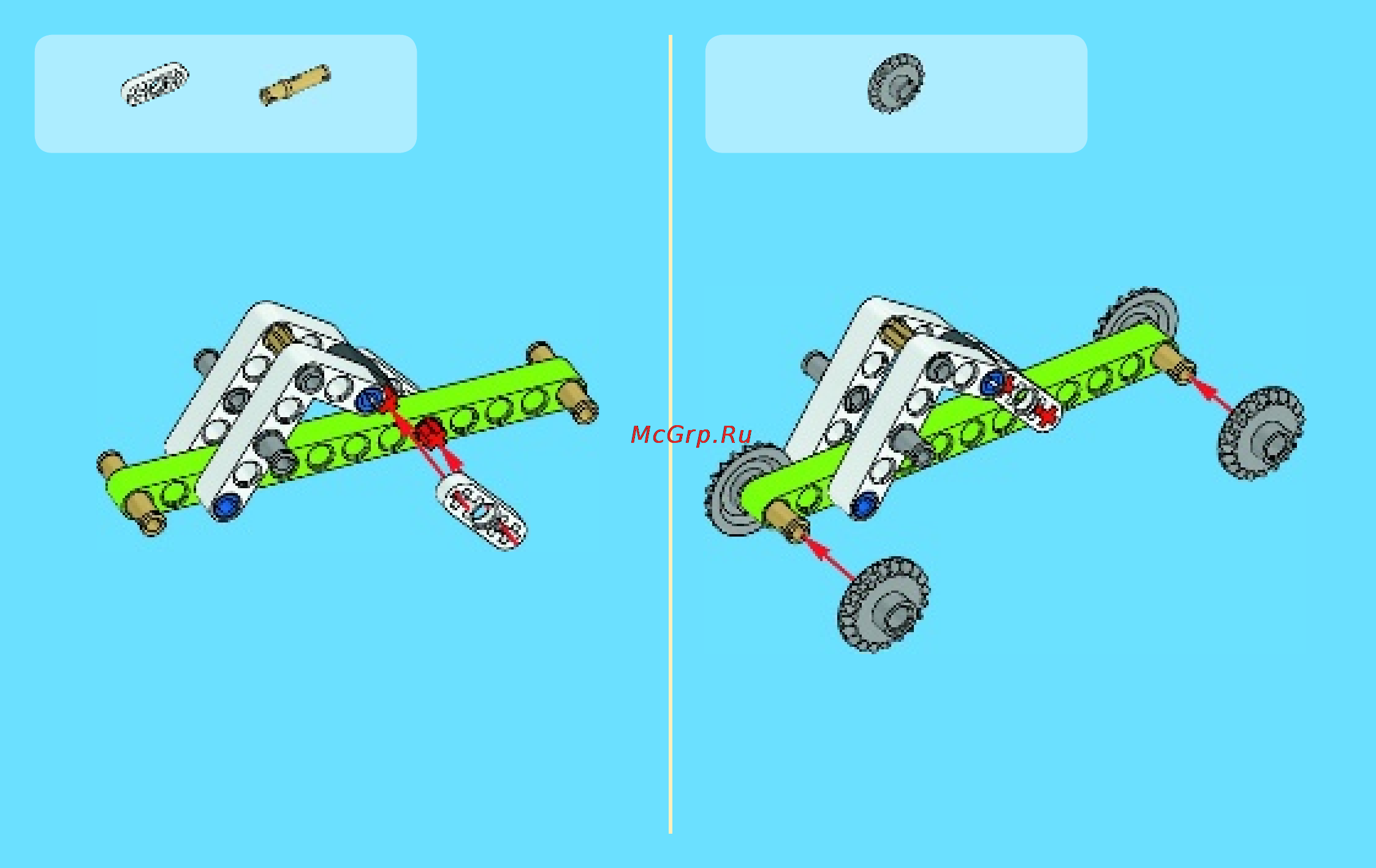 Lego technic 42021 снегоход Инструкция по эксплуатации онлайн [24/48] 156320