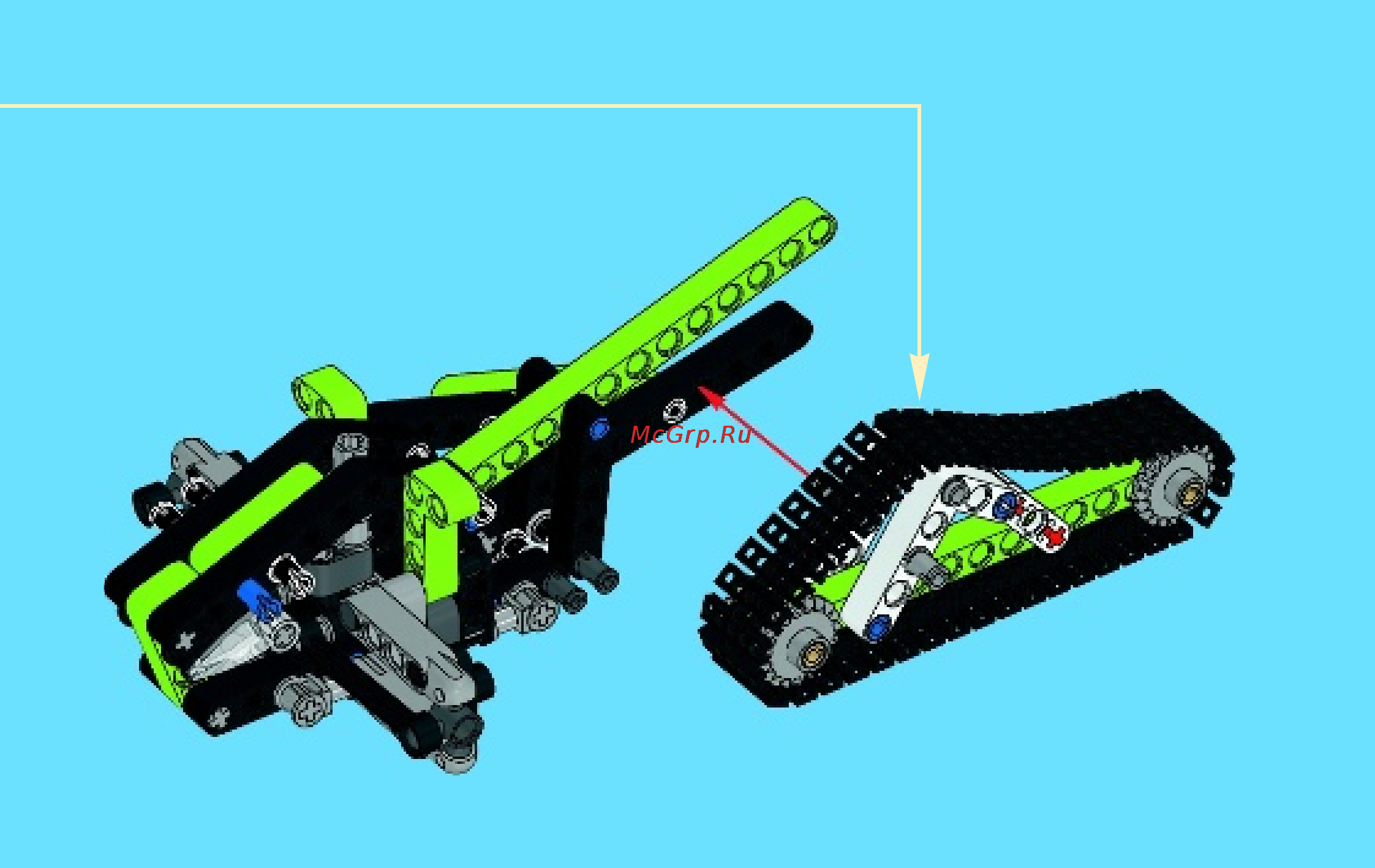 Lego technic 42021 снегоход Инструкция по эксплуатации онлайн [26/48] 156320