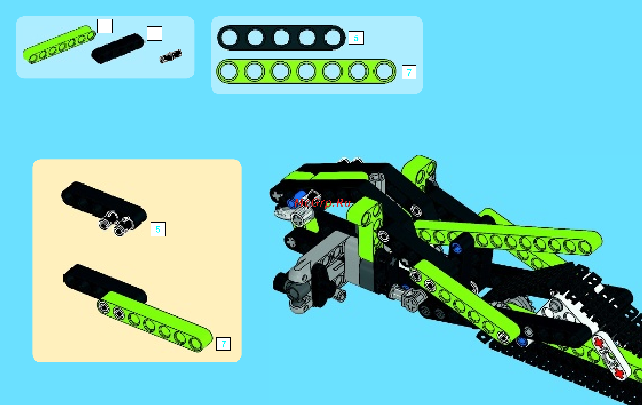 Lego technic 42021 снегоход Инструкция по эксплуатации онлайн [28/48] 156320
