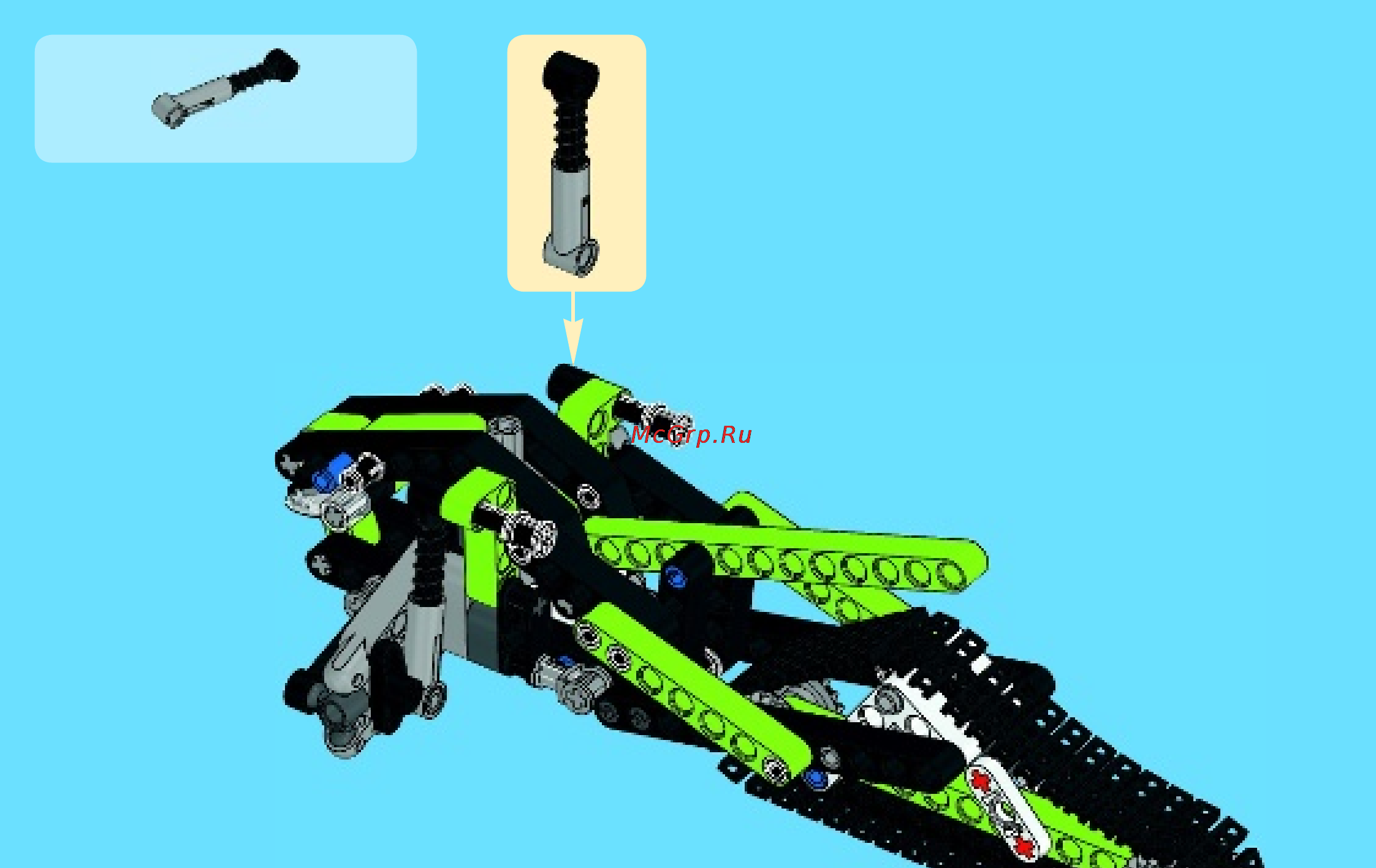 Lego technic 42021 снегоход Инструкция по эксплуатации онлайн [30/48] 156320