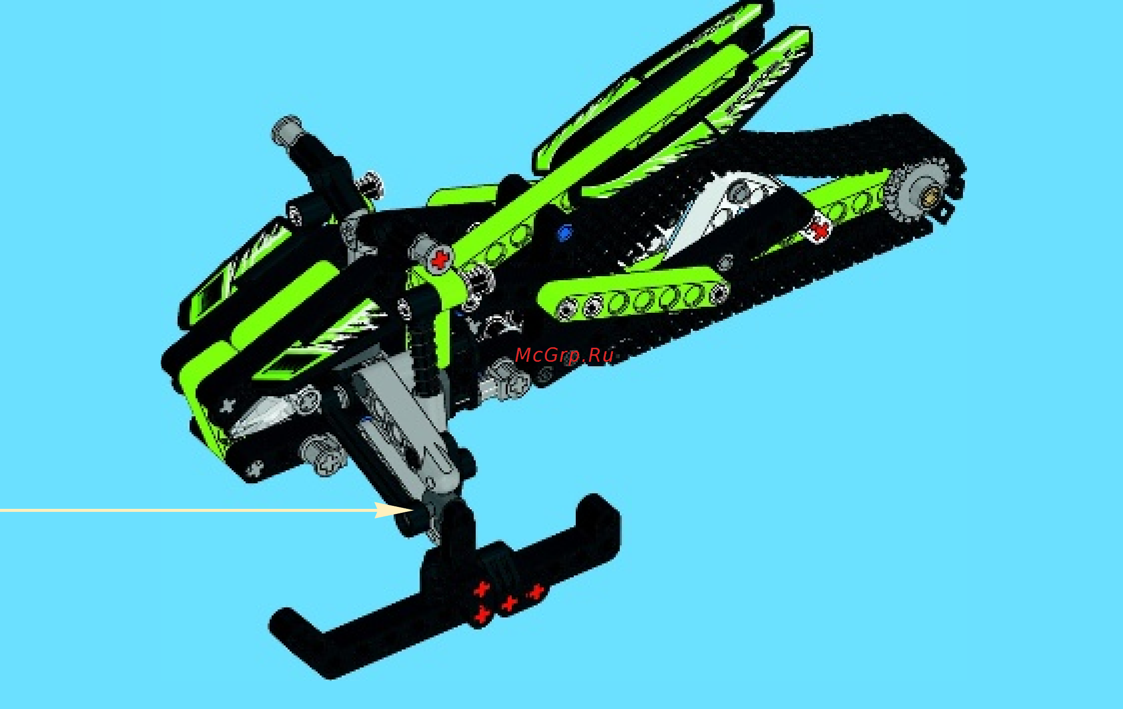 Lego technic 42021 снегоход Инструкция по эксплуатации онлайн [38/48] 156320