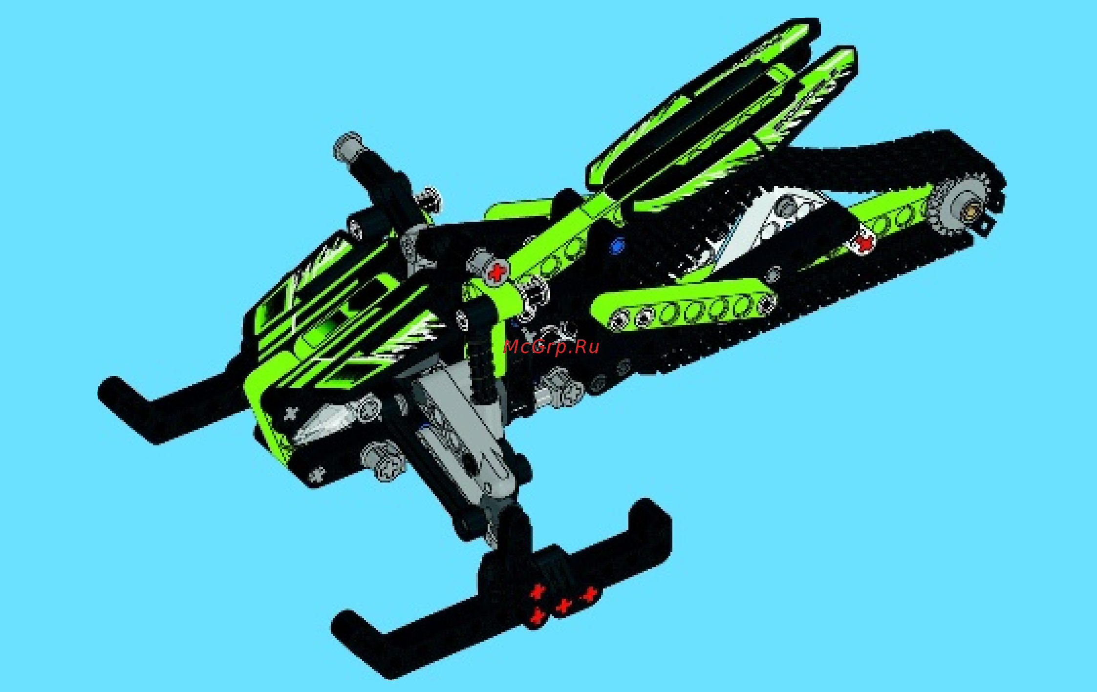 Lego technic 42021 снегоход Инструкция по эксплуатации онлайн [43/48] 156320