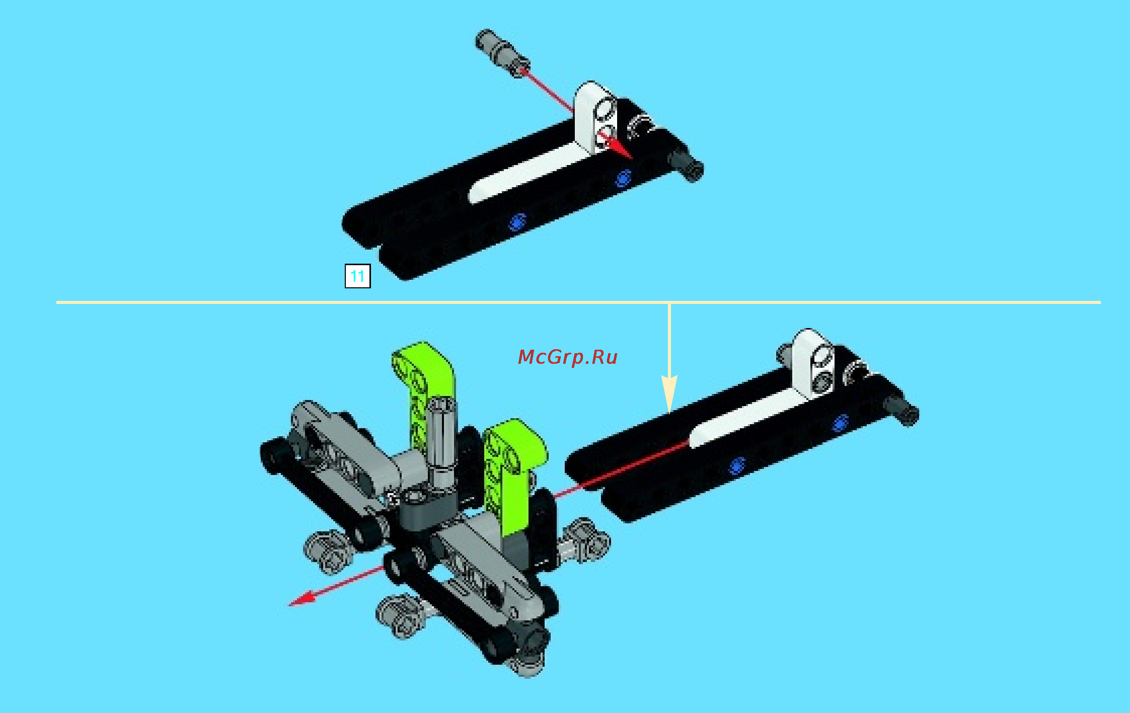 Lego technic 42021 снегоход Инструкция по эксплуатации онлайн [9/48] 156320