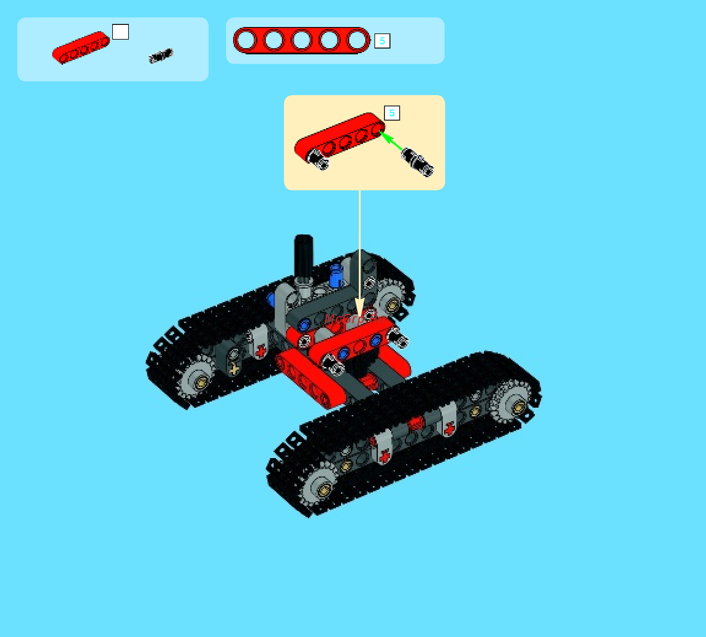 Lego technic 42023 строительная команда Инструкция по эксплуатации онлайн [14/60] 156321