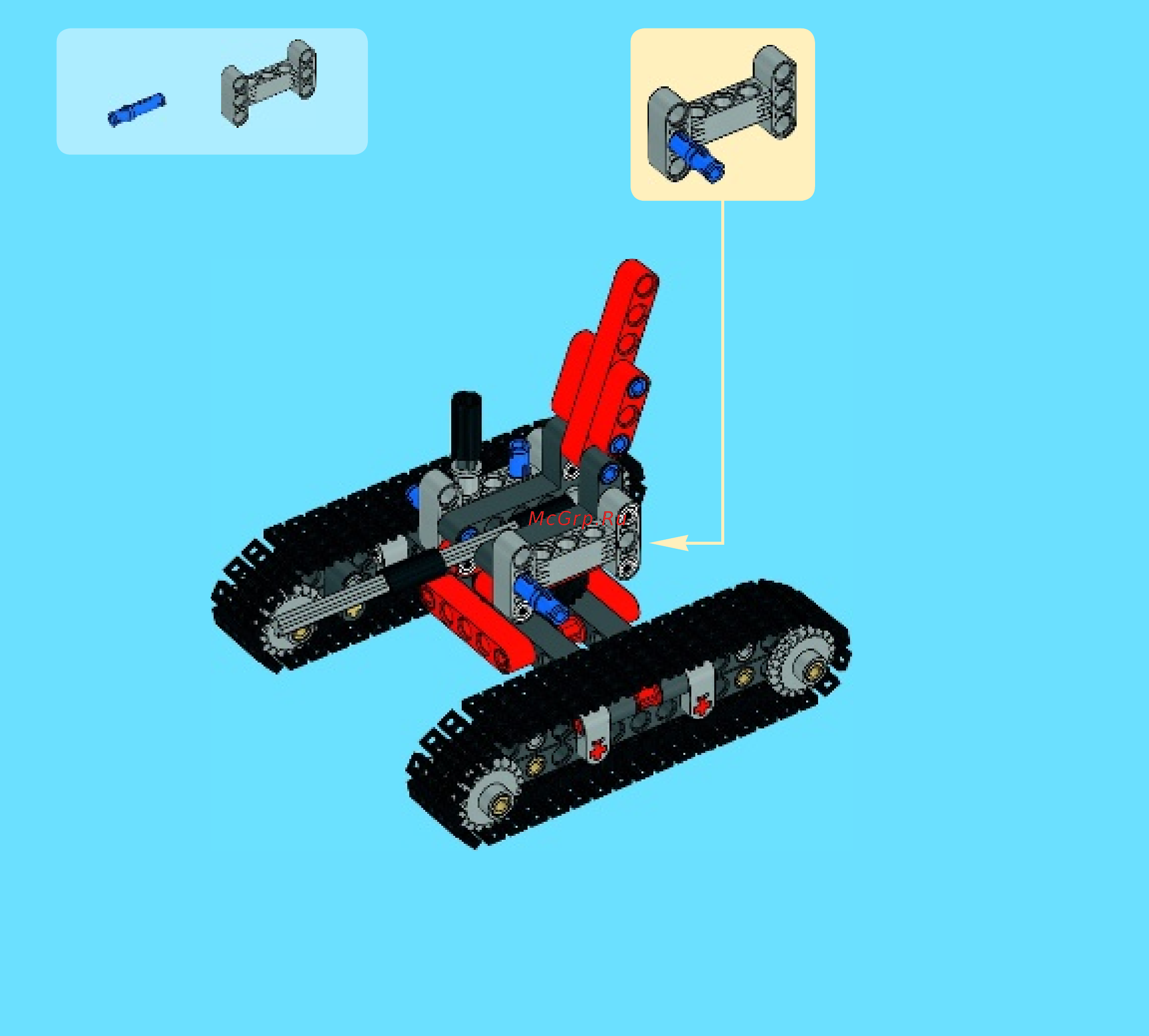 Lego technic 42023 строительная команда Инструкция по эксплуатации онлайн [19/60] 156321