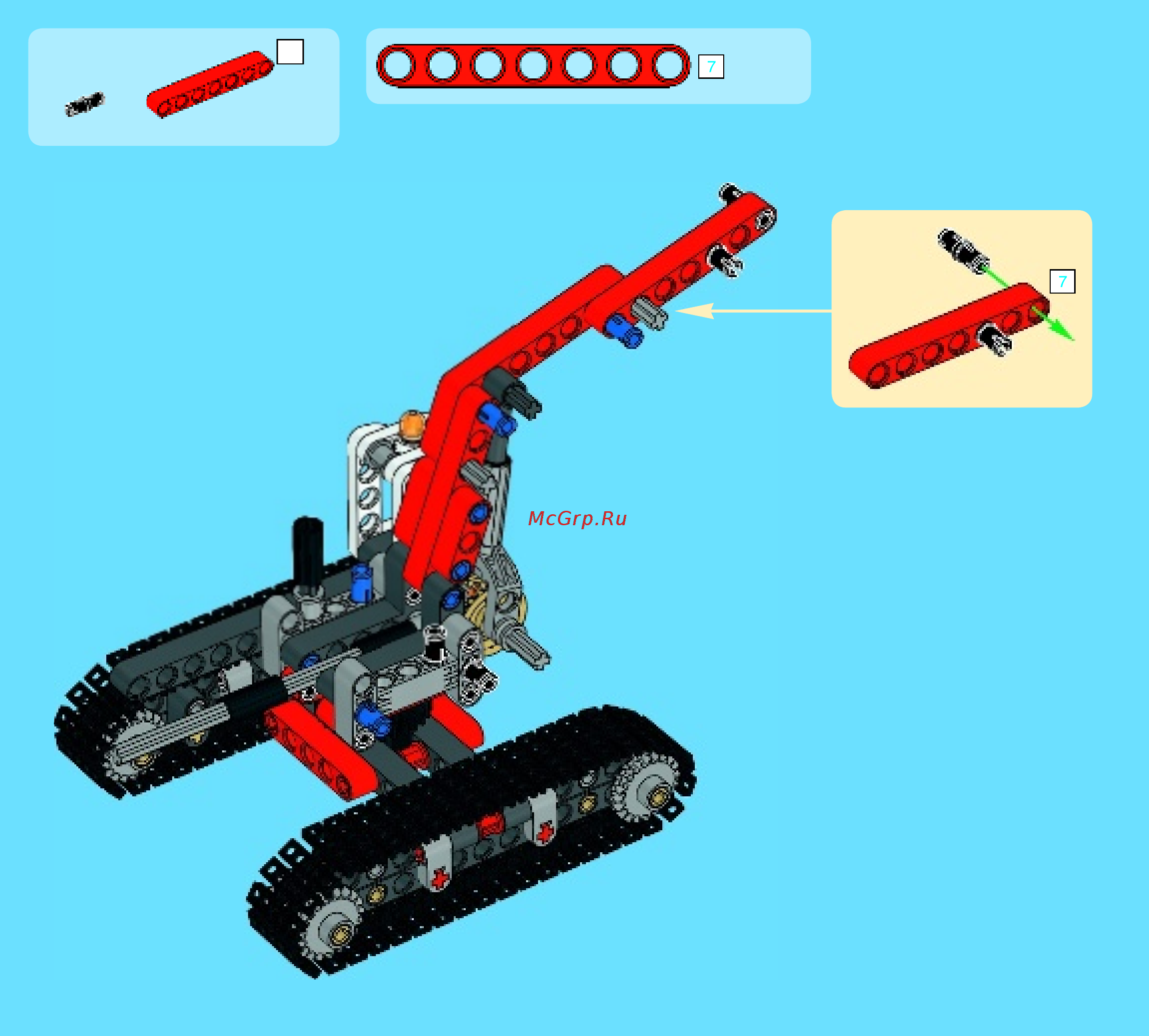 Lego technic 42023 строительная команда Инструкция по эксплуатации онлайн [28/60] 156321