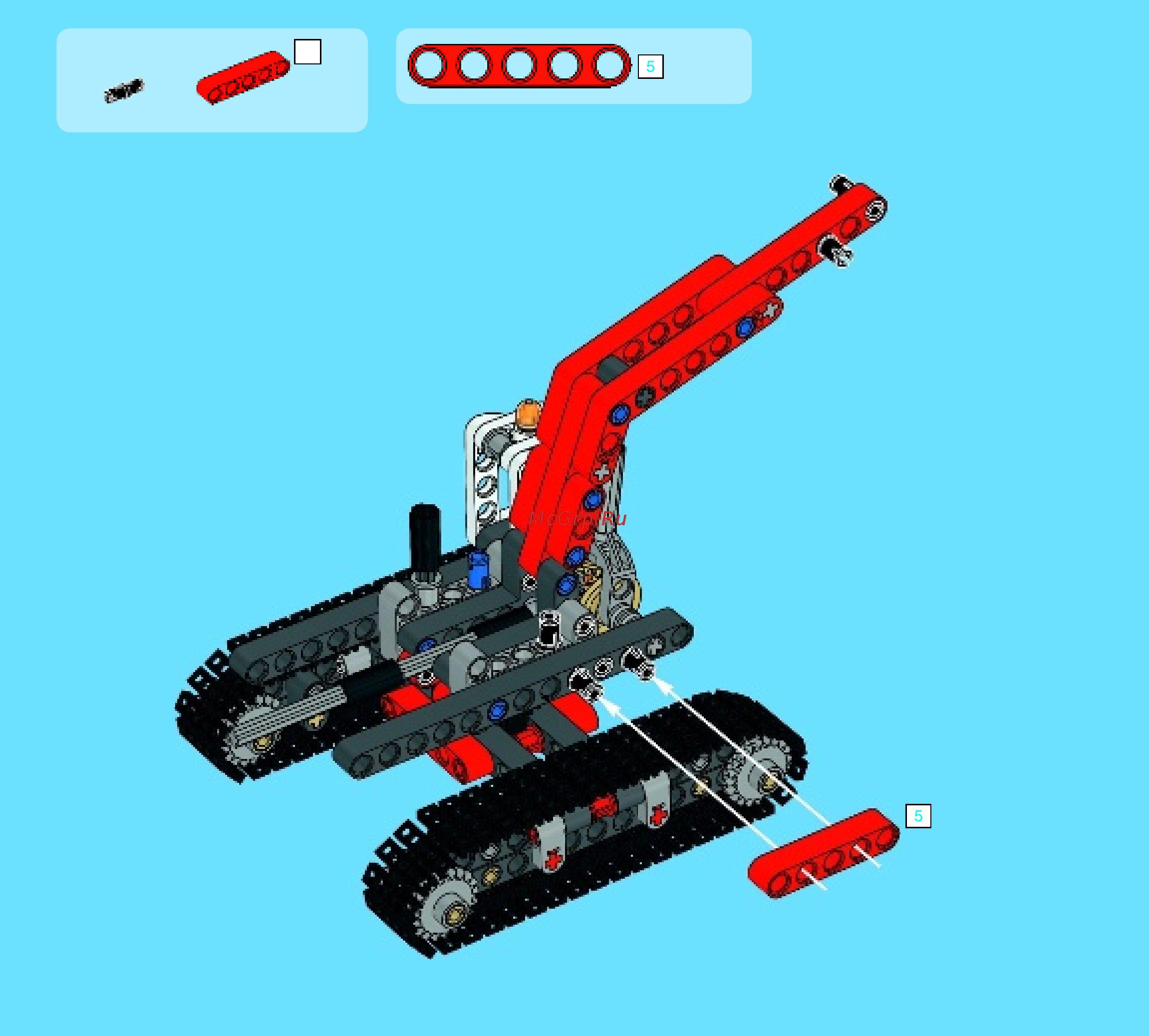 Lego technic 42023 строительная команда Инструкция по эксплуатации онлайн [31/60] 156321